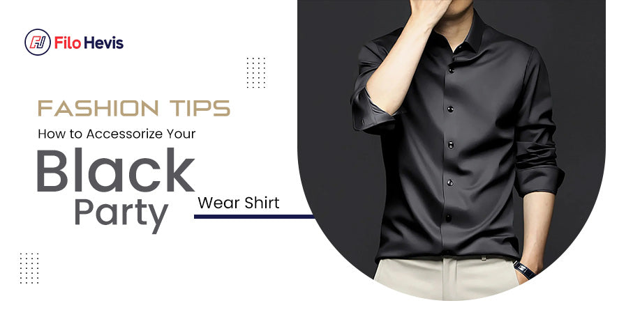 Black Party Wear Shirt