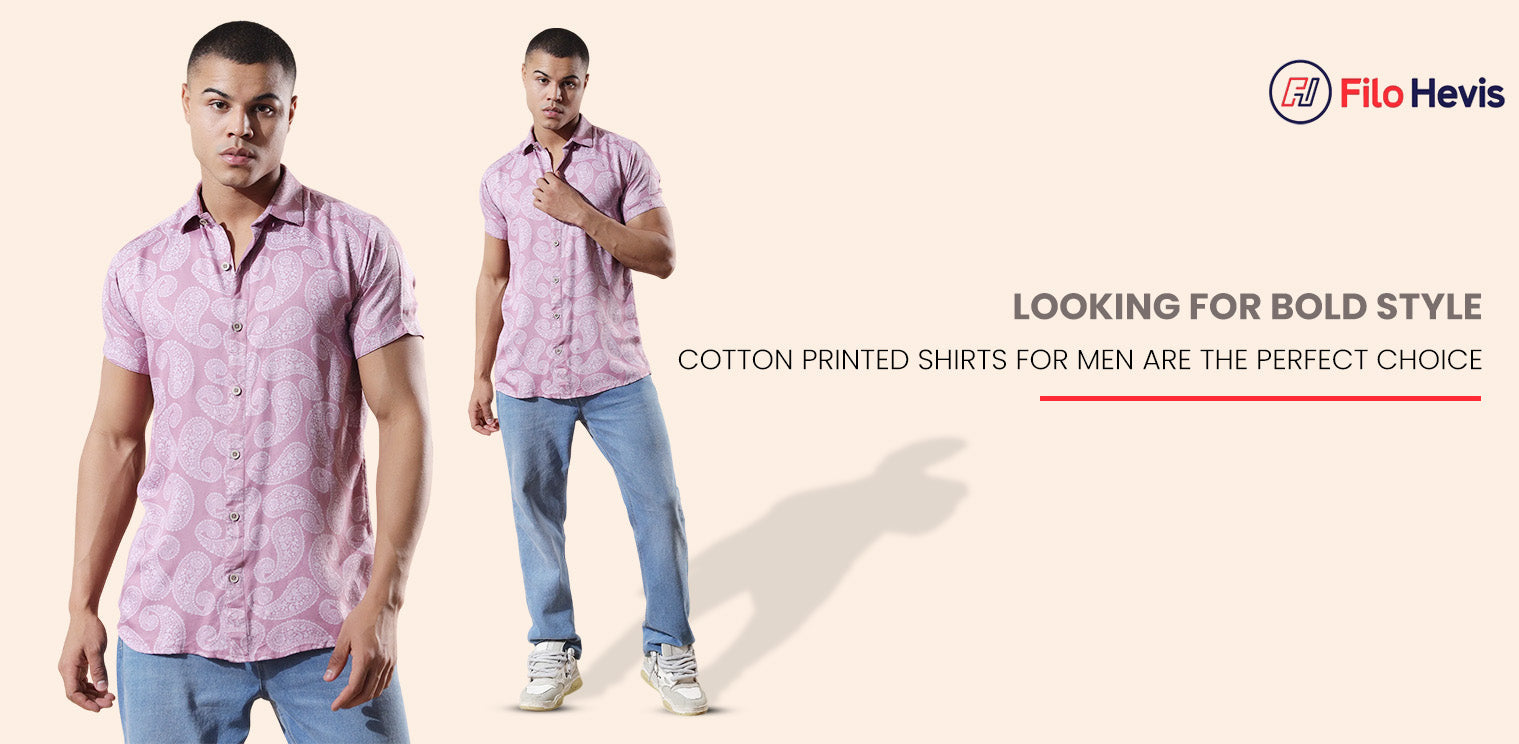 Cotton Printed Shirts for Men