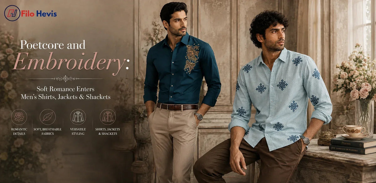 embroidered shirt for men