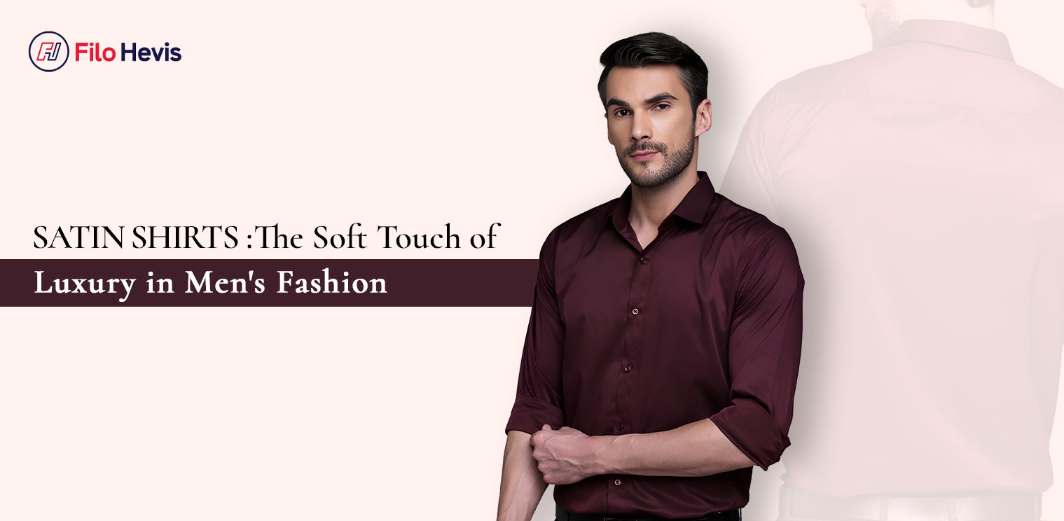 Satin shirt, Satin shirt men