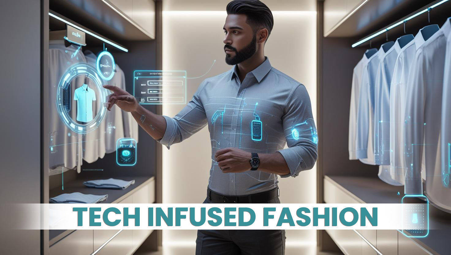 Tech Infused Fashion, Formal shirts, casual shirt, check shirt, half shirt,