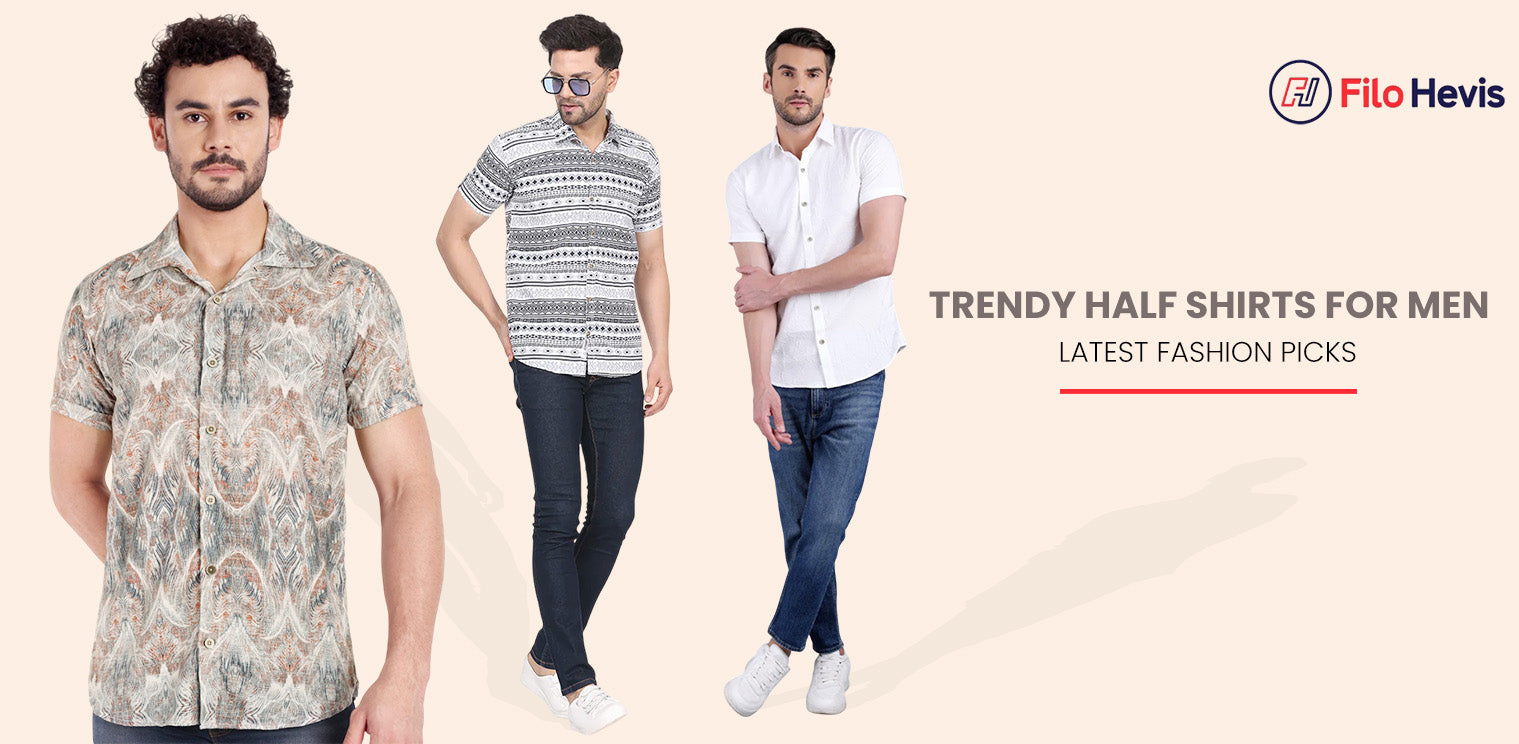 Half shirts for men