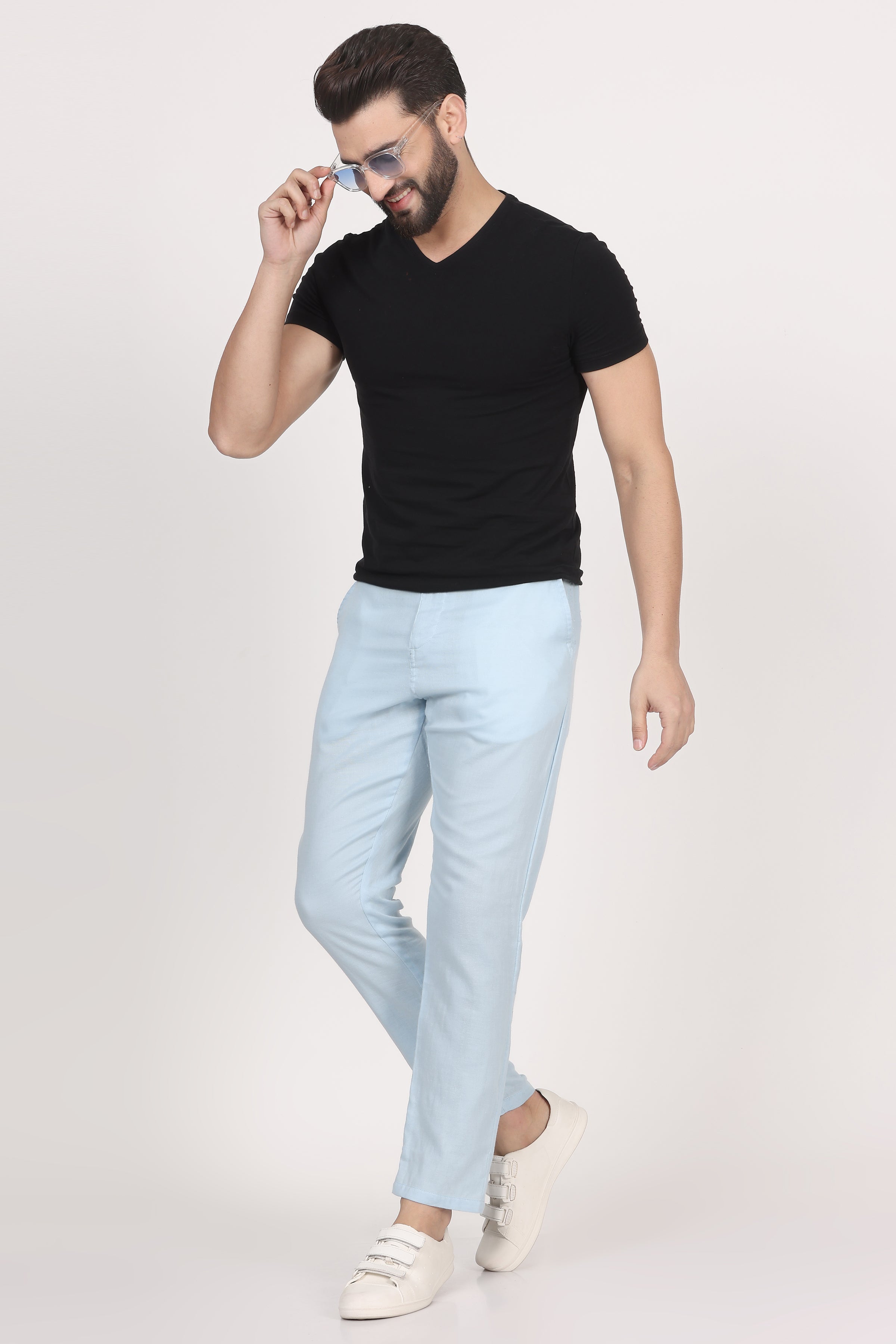 Double-Cloth Sky Pants