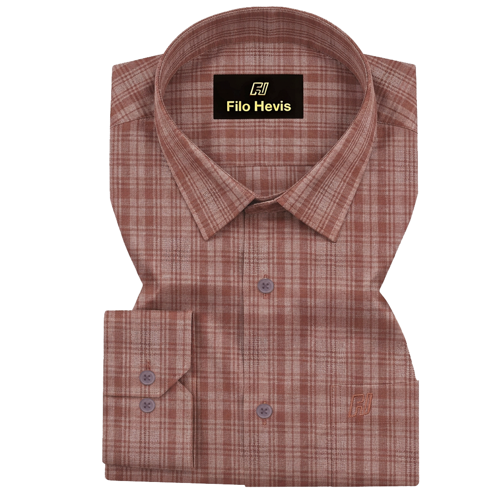 CHECK SHIRTS FOR MEN | FULL SLEEVE | FORMAL & CASUAL WEAR | MAROON My Store