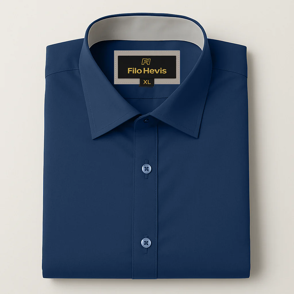 Men’s Contrast Collar & Cuff Formal Shirts | Signature Collection-Royal Blue