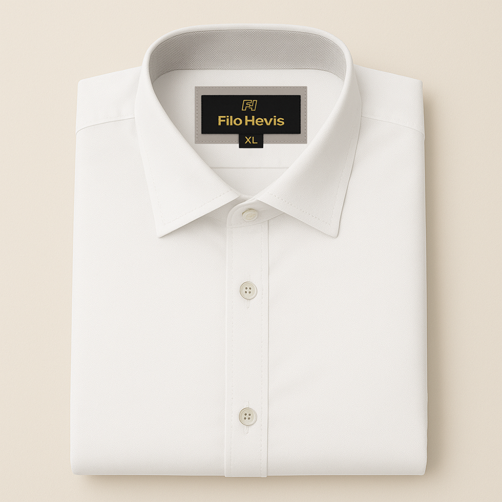 Men’s Contrast Collar & Cuff Formal Shirts | Signature Collection-White