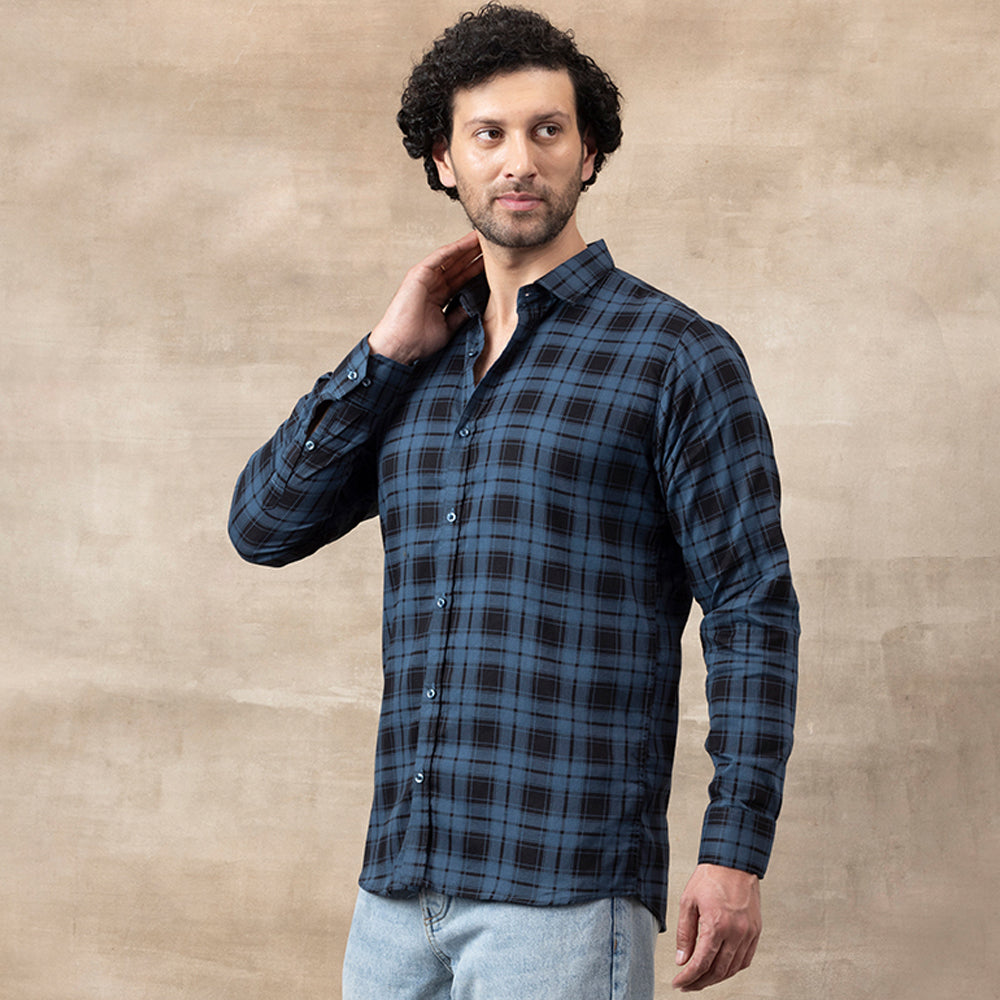Blue Check Shirt