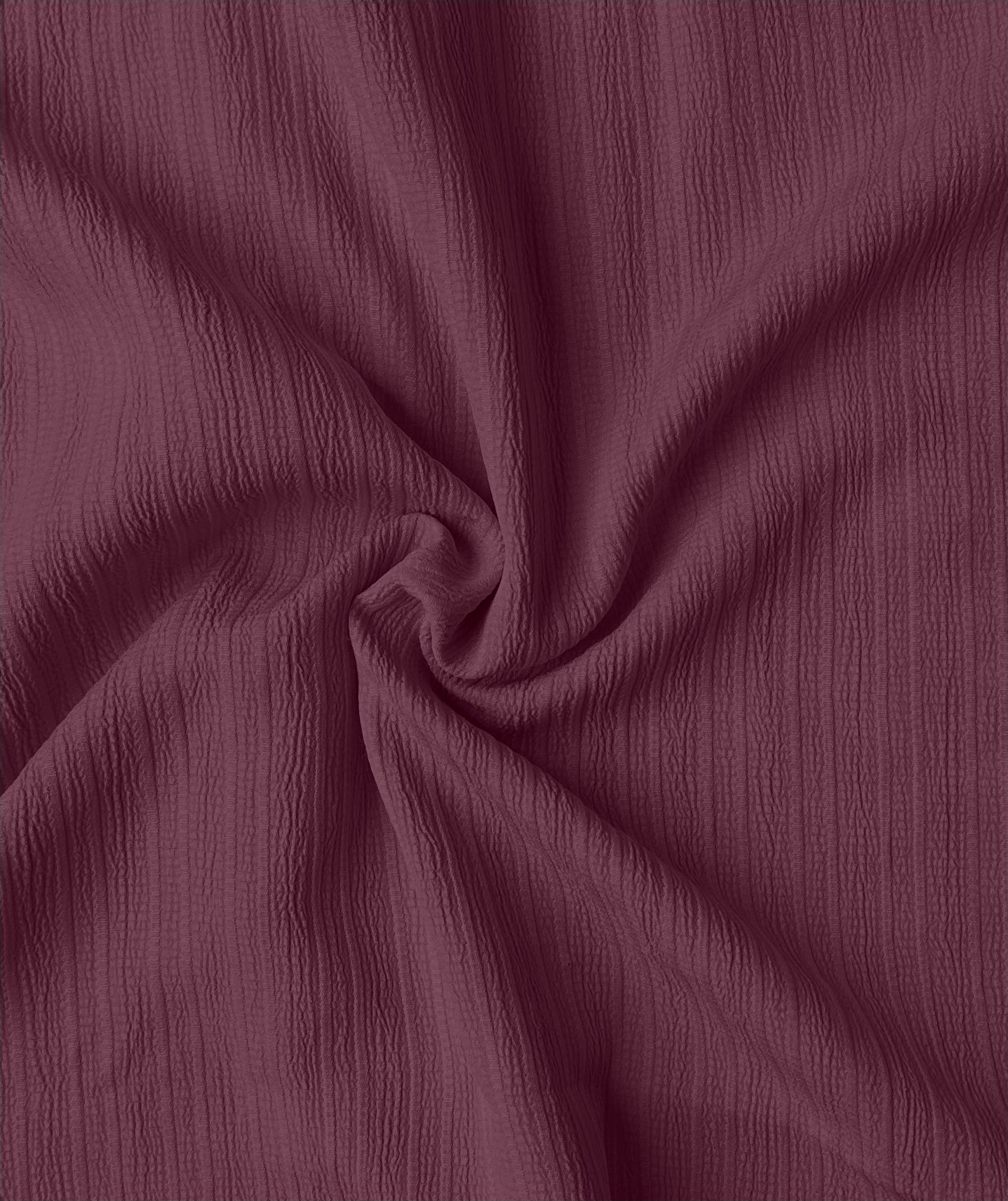 Crushed Self Stripe Maroon Shirt