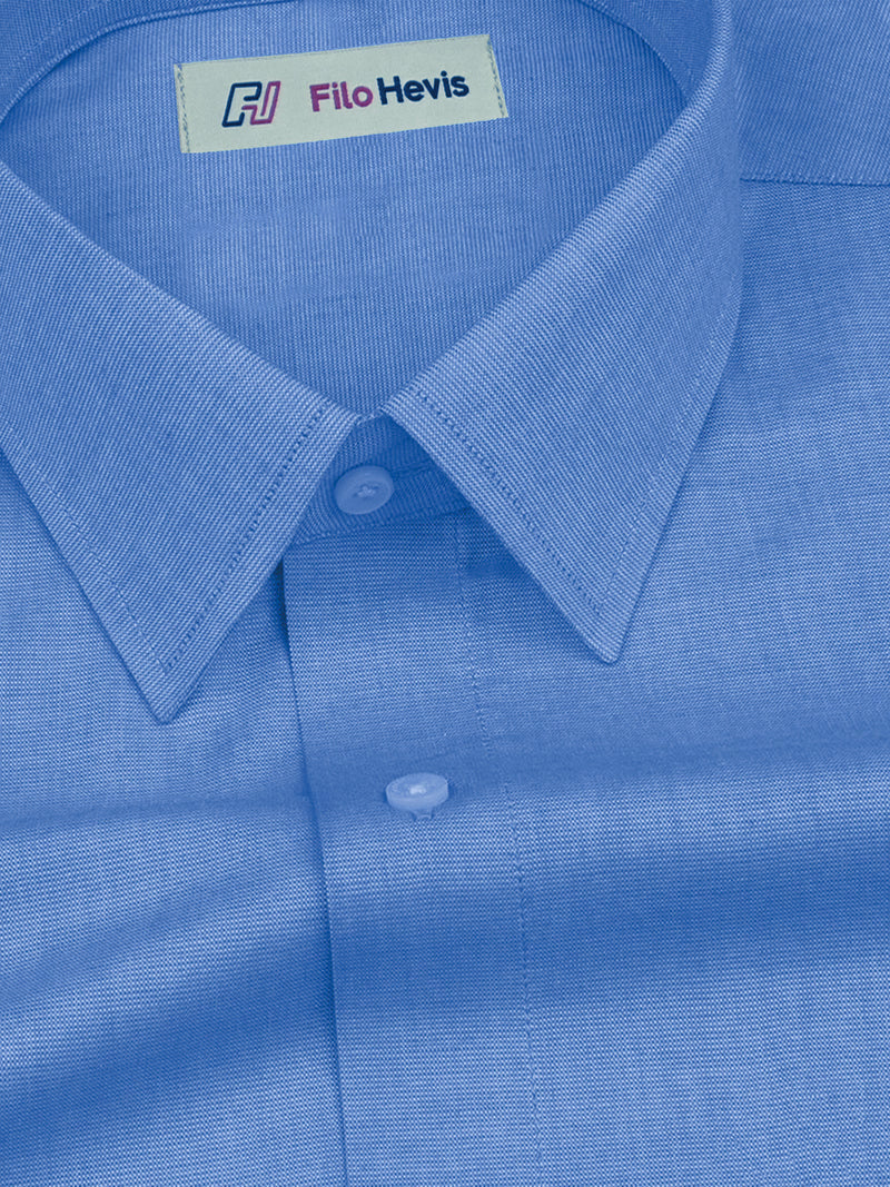 Filafil Fabric Formal Shirt for Men - Regular Fit | Royal Blue My Store