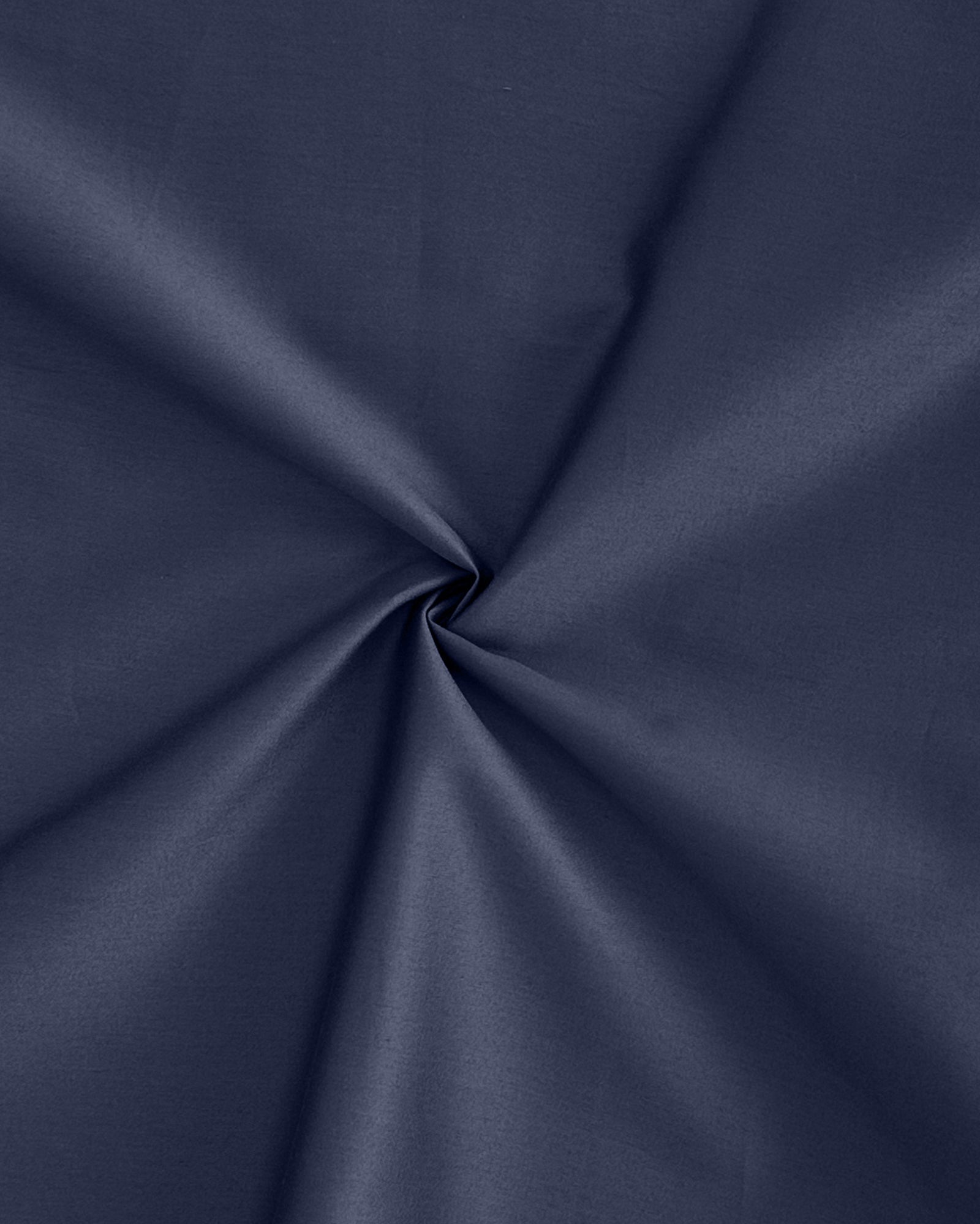 PLATINUM COTTON SATIN FORMAL SHIRT FOR MEN (Single Pocket)-Navy Blue