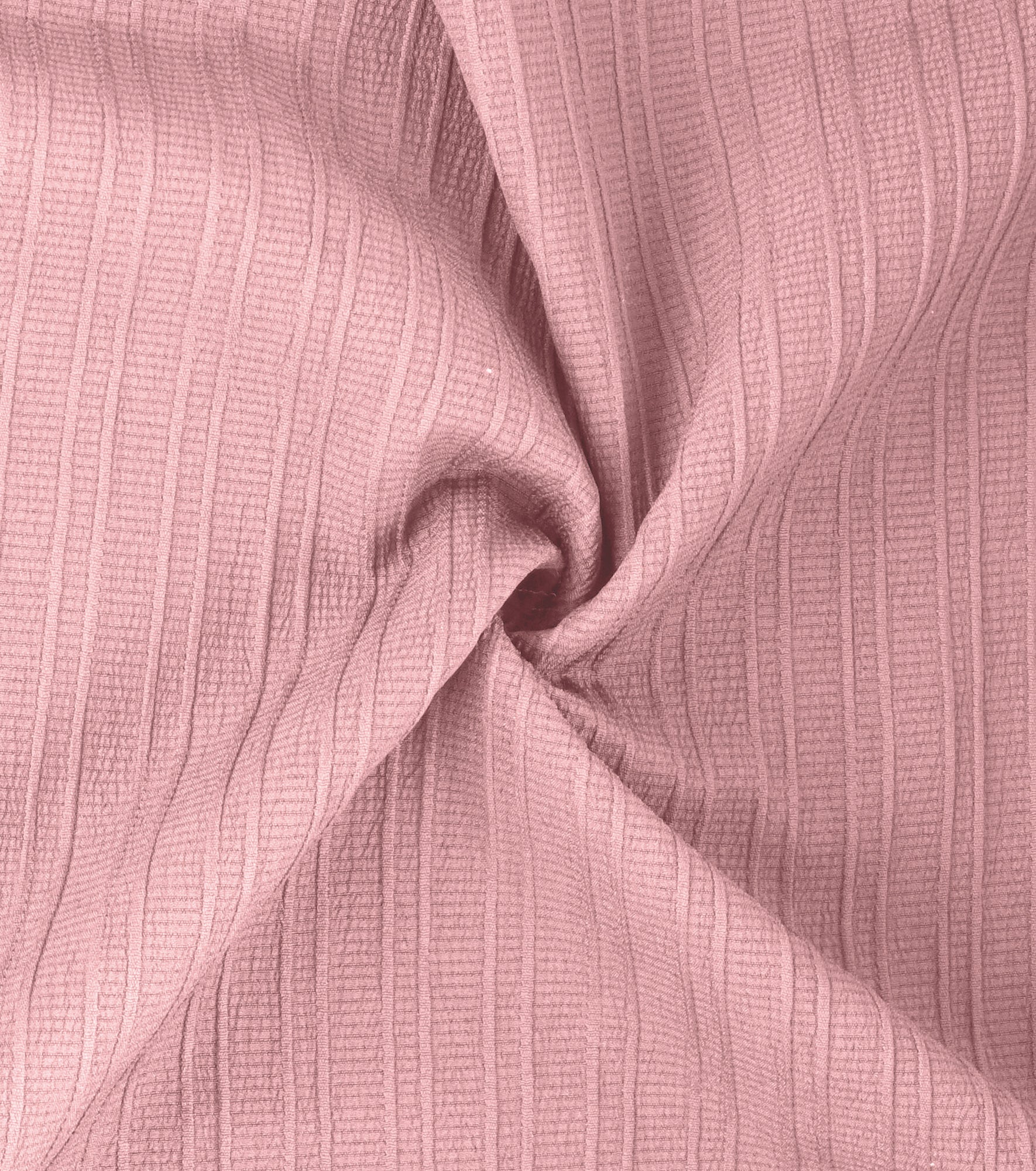 Crushed Self Stripe Pink Shirt