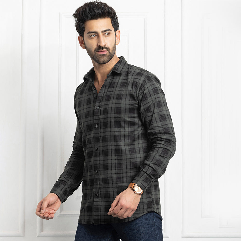 Grey Check Shirt