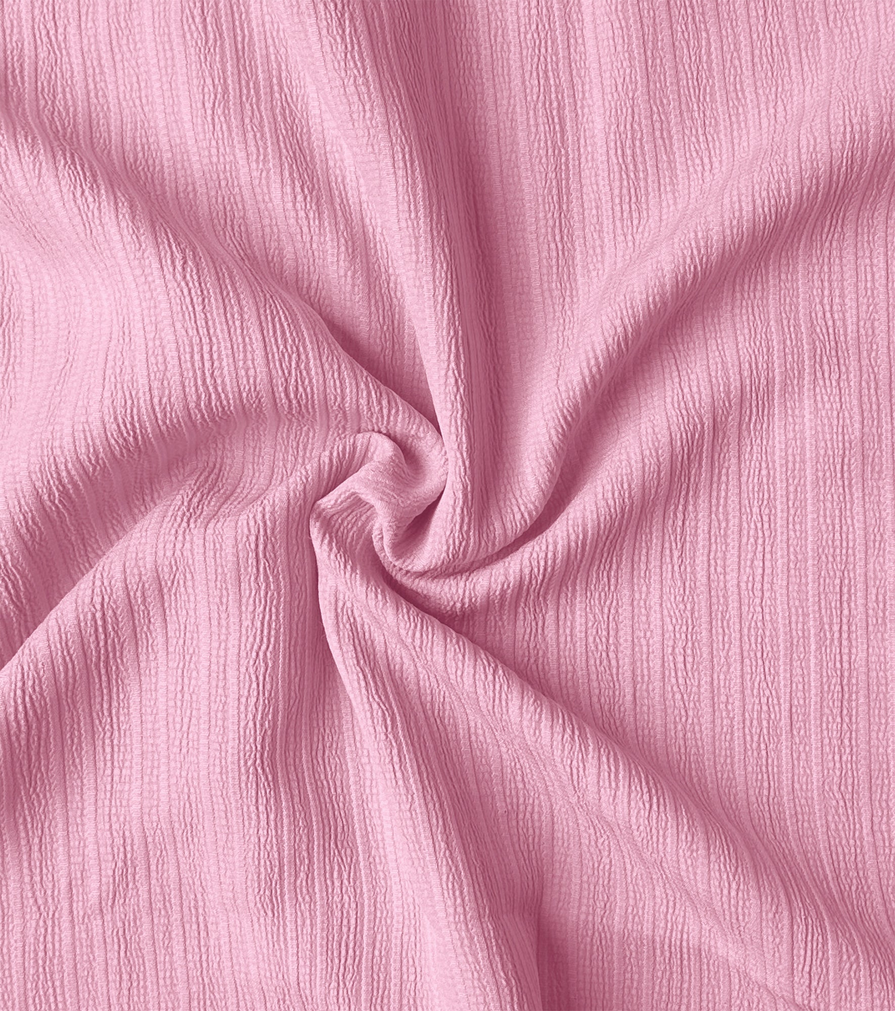 Crushed Self Stripe Light Pink Shirt