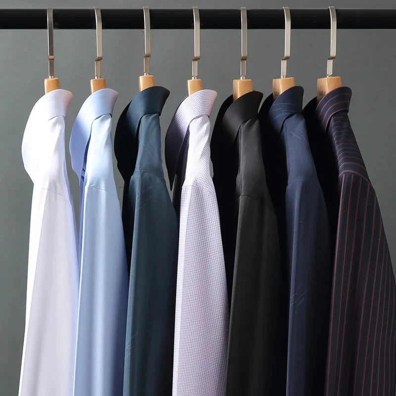 Combo of 2 Formal shirts Navy Blue & White Colour My Store