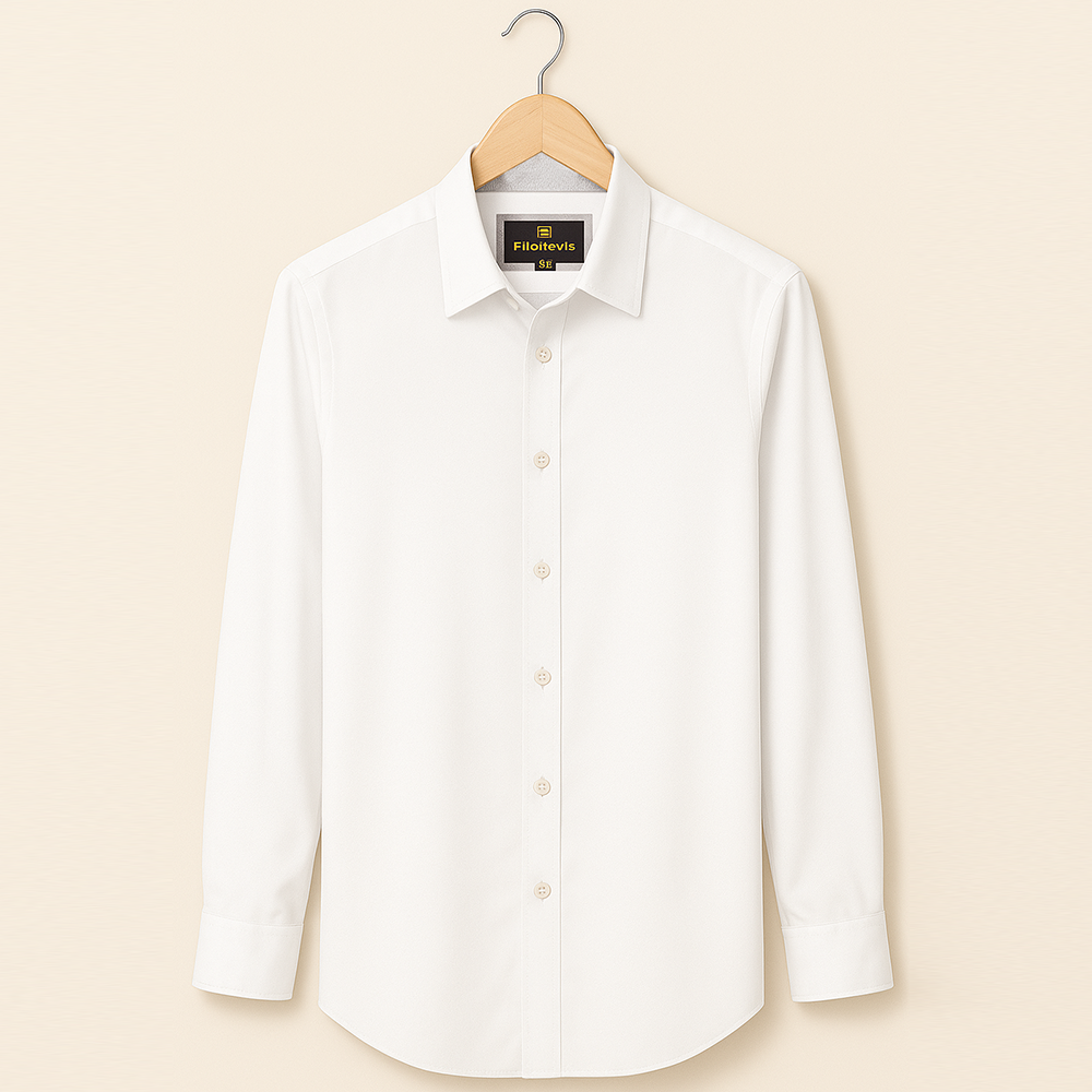 Men’s Contrast Collar & Cuff Formal Shirts | Signature Collection-White
