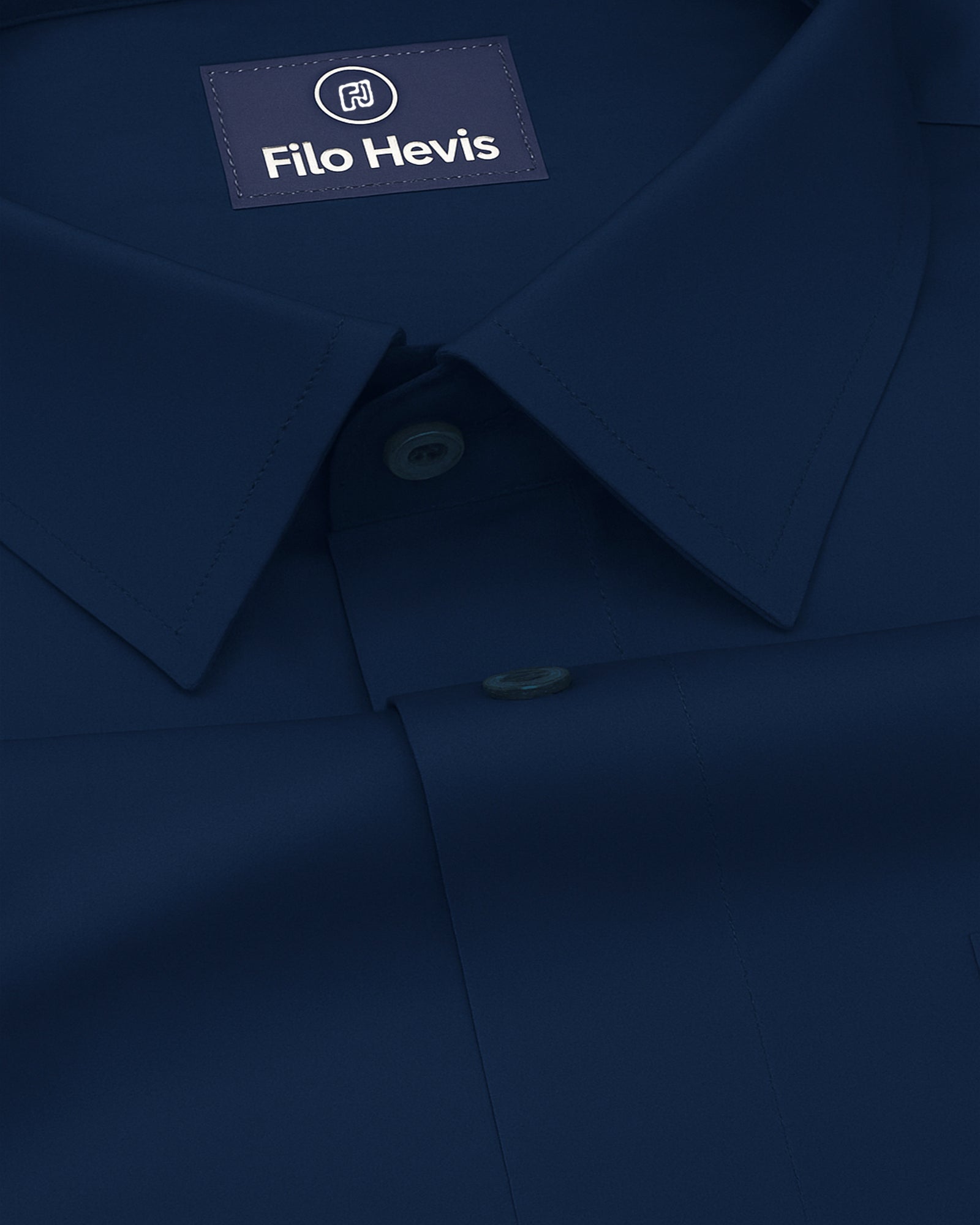 PLATINUM COTTON SATIN FORMAL SHIRT FOR MEN (Single Pocket)-Royal Blue (Dark)