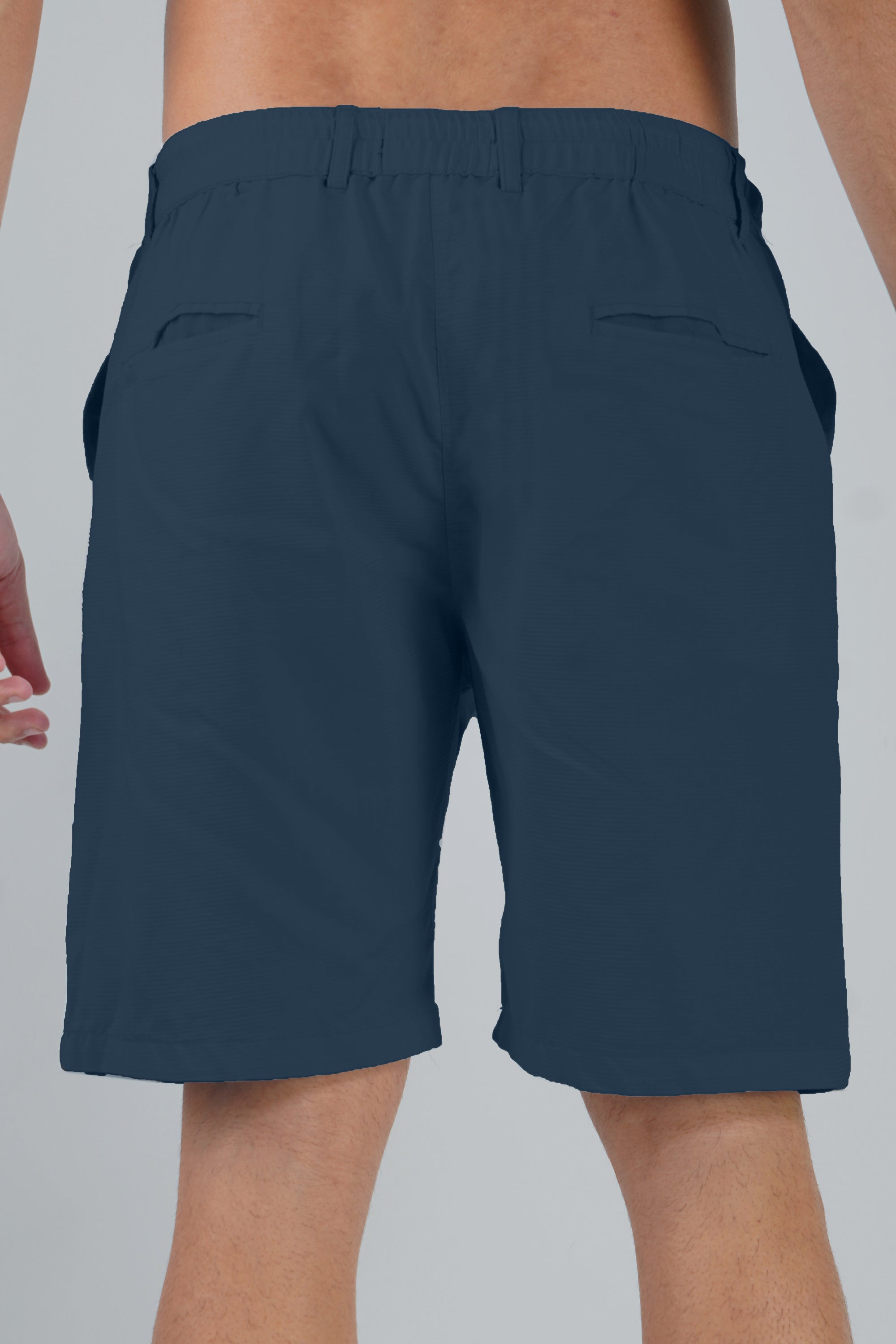 Cotton Navy Blue Half Pant (Shorts)
