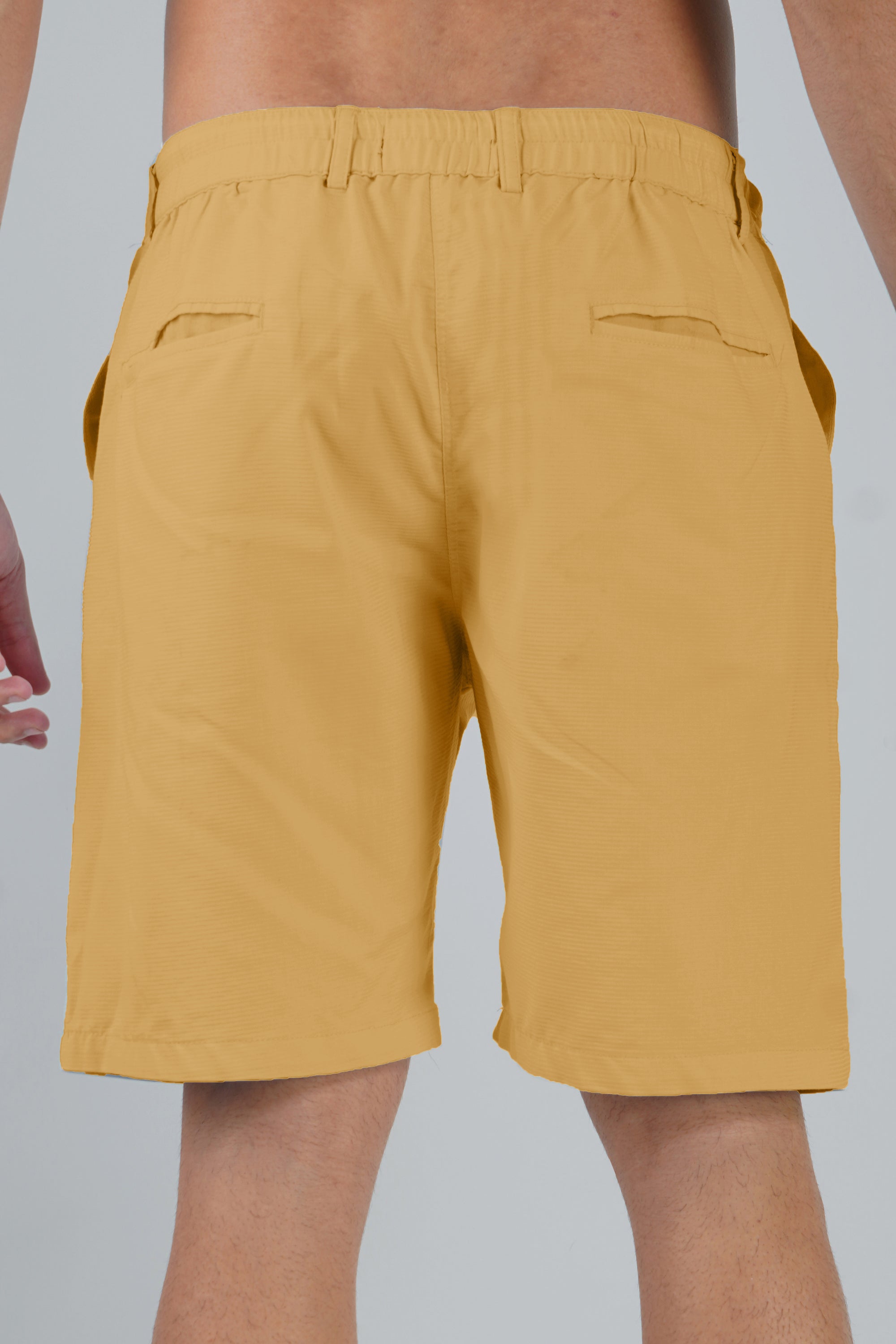 Cotton Yellow Half Pant (Shorts)