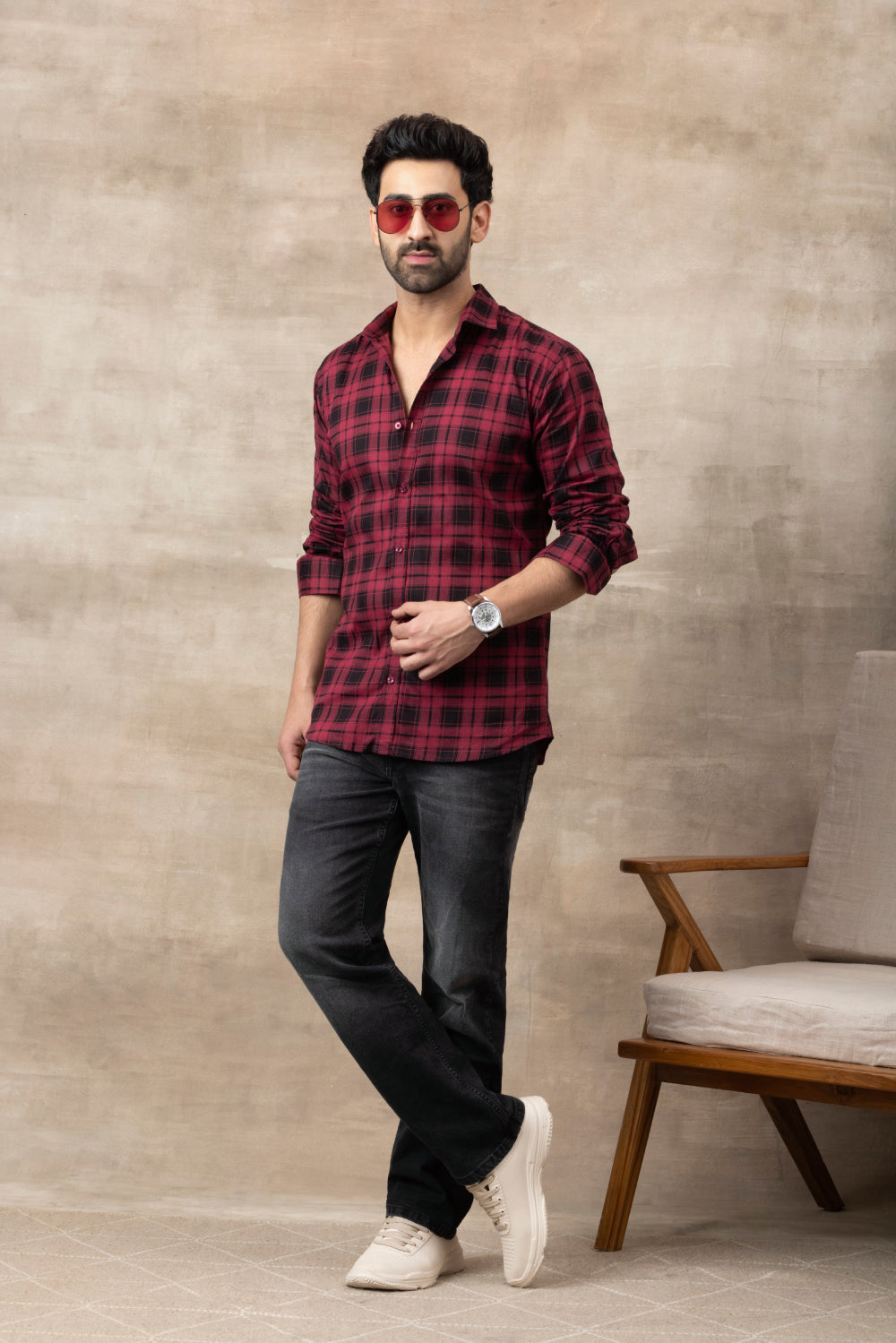 Red Check Shirt