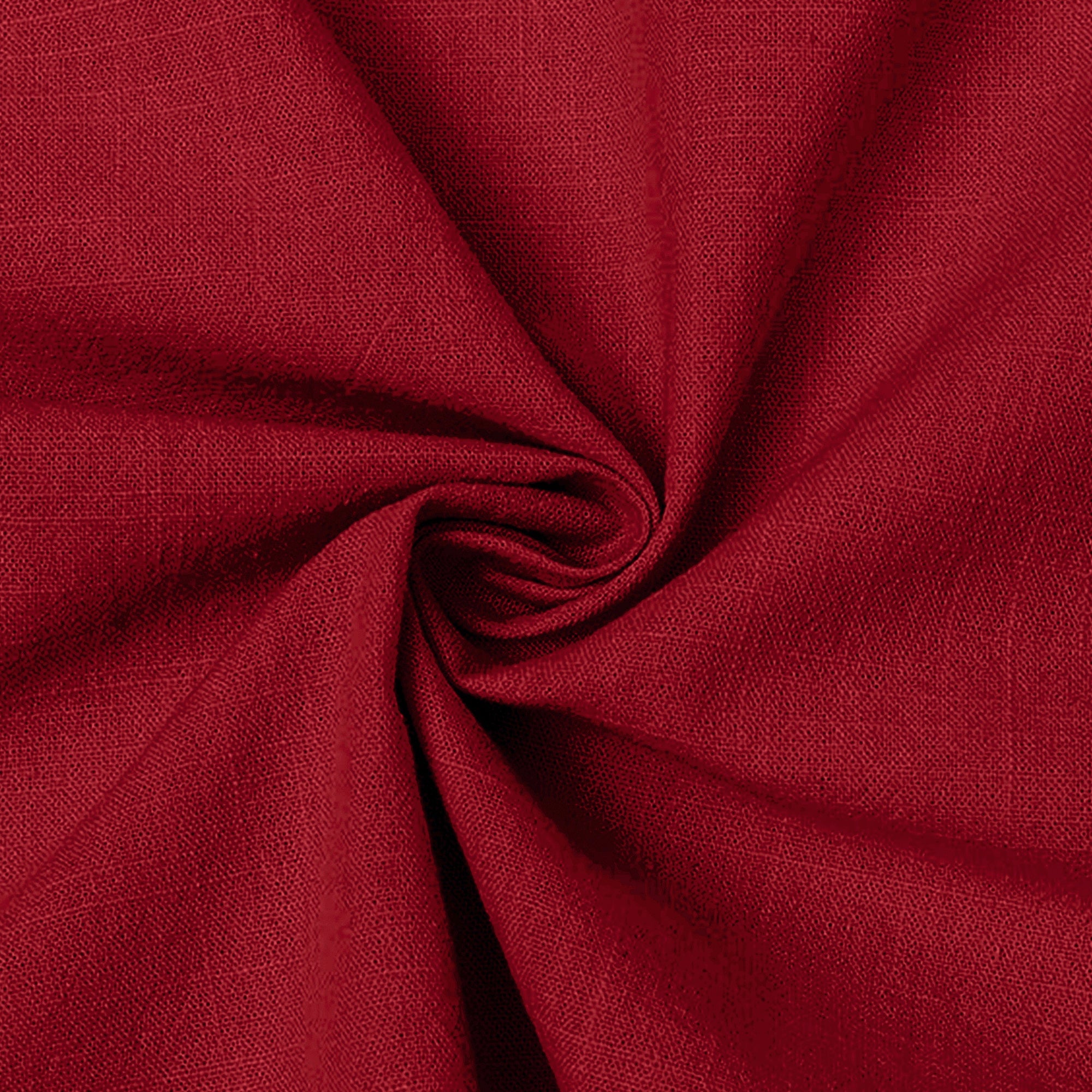 MEN’S CHINESE COLLAR SHIRT | FULL SLEEVE COTTON LINEN T-NECK SHIRT | RED COLOR Filo Hevis