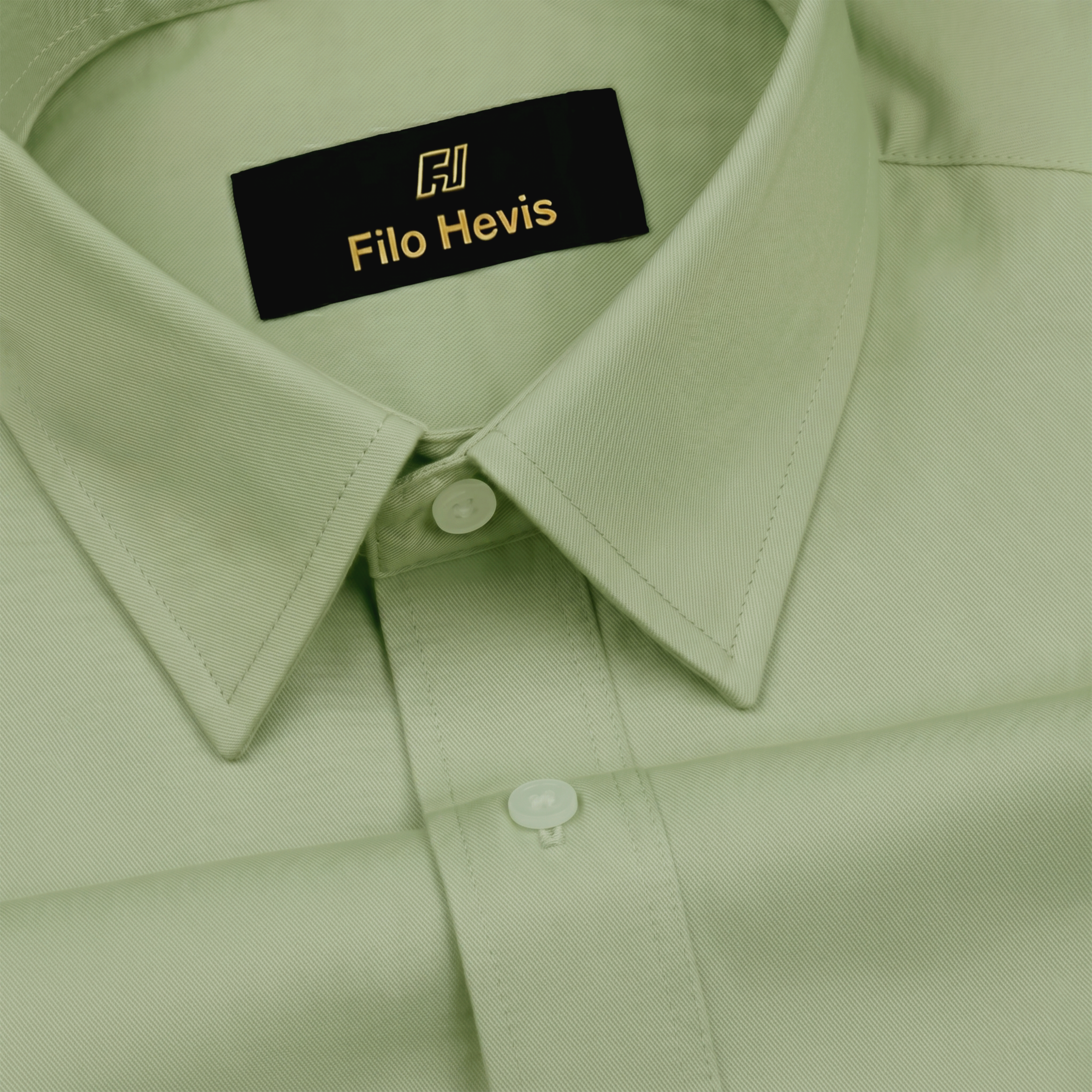 Men Mustang Lycra Soft Stretchable Shirt- Light Green