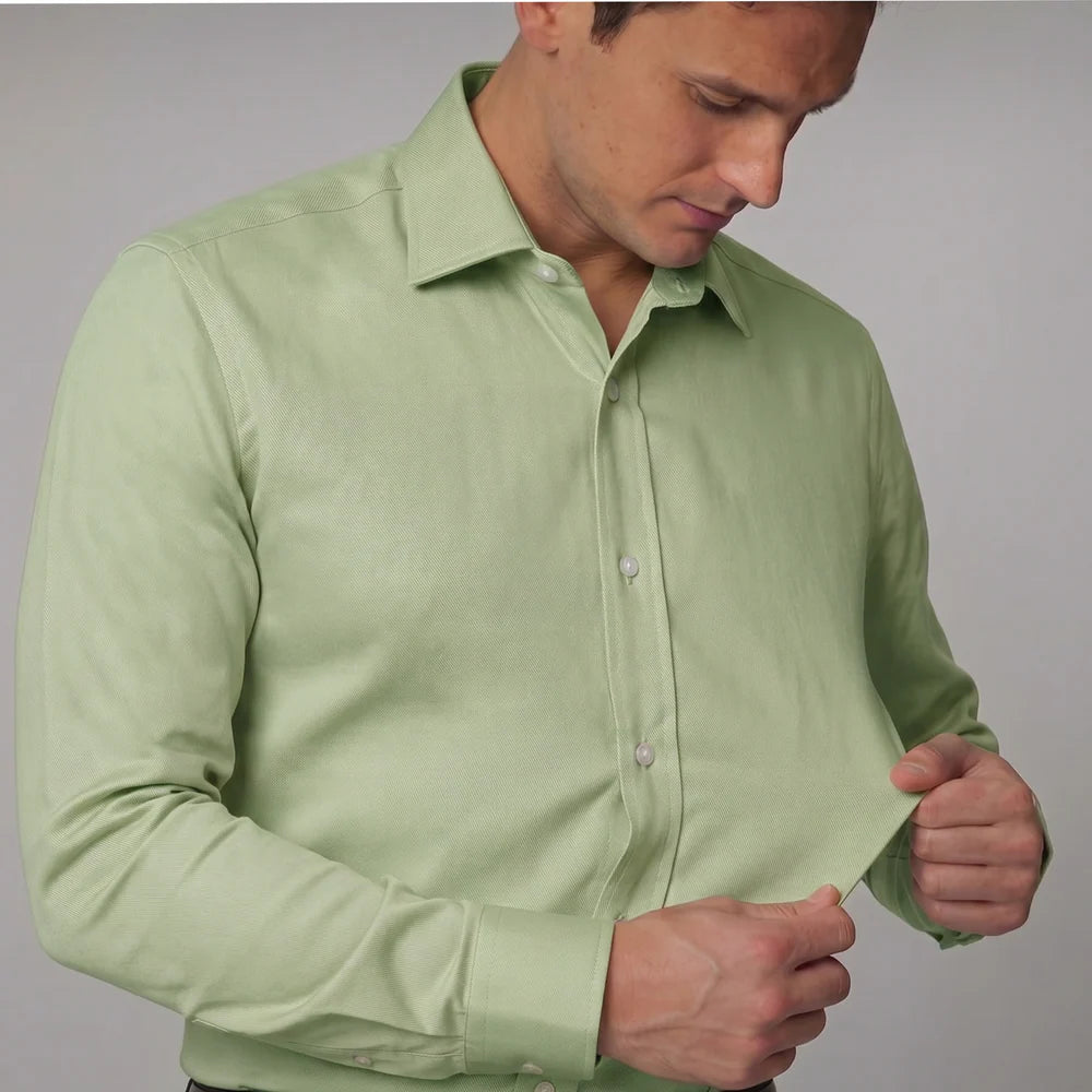 Mustang Lycra Shirt for Men | Light Green