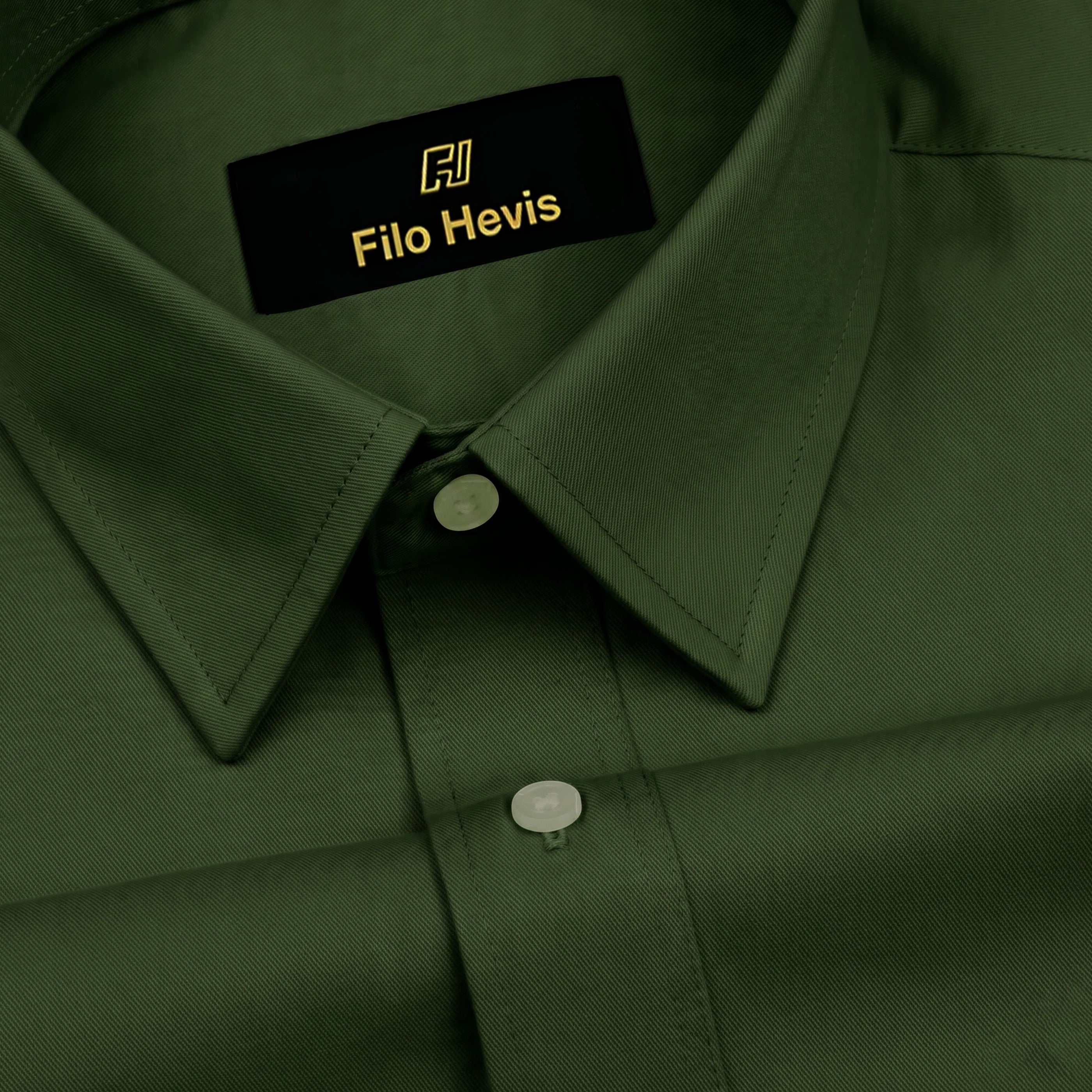 Mustang Lycra Shirt for Men | Olive Green