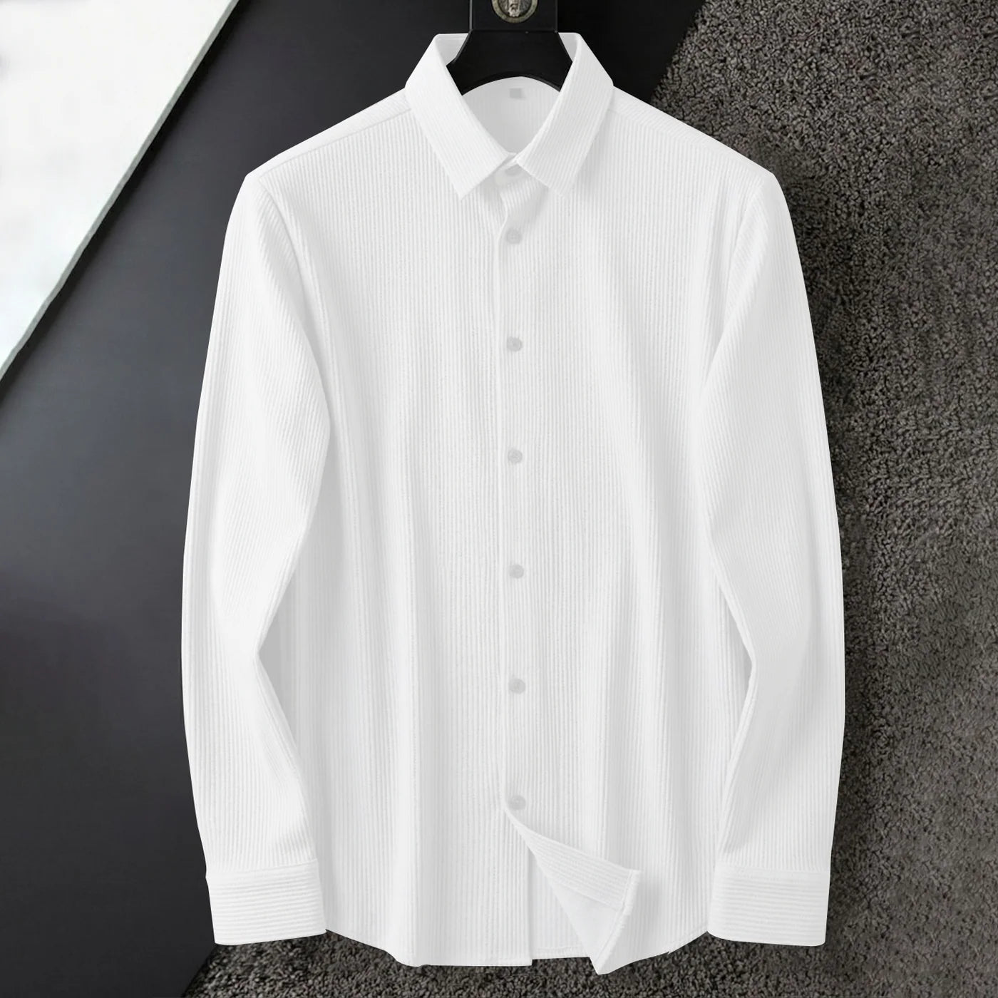 Self Cord Shirt for Men