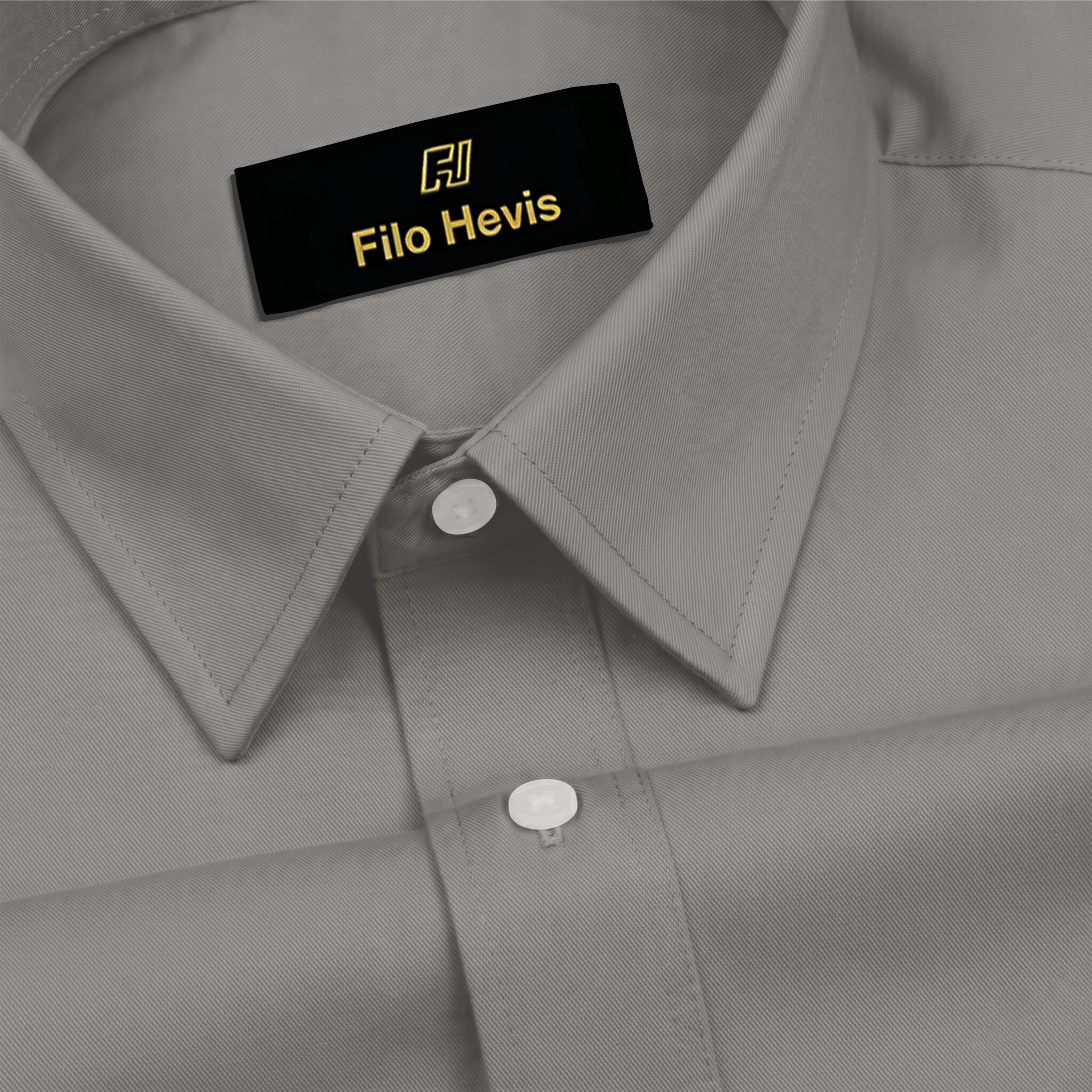 Men Mustang Lycra Soft Stretchable Shirt- Dark Grey