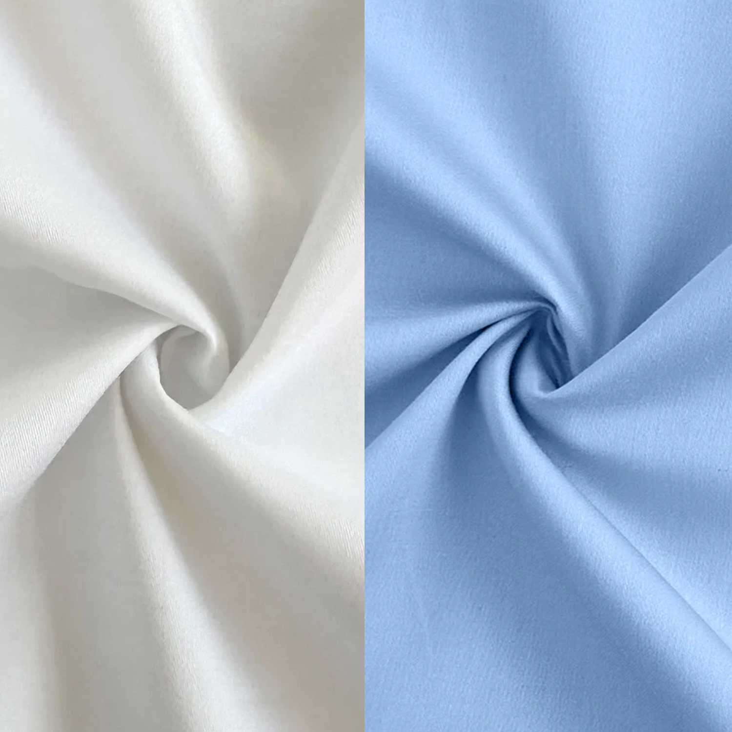 Combo of 2 Premium Cotton Formal Shirts – White & Sky | Single Pocket | Smart Fit My Store