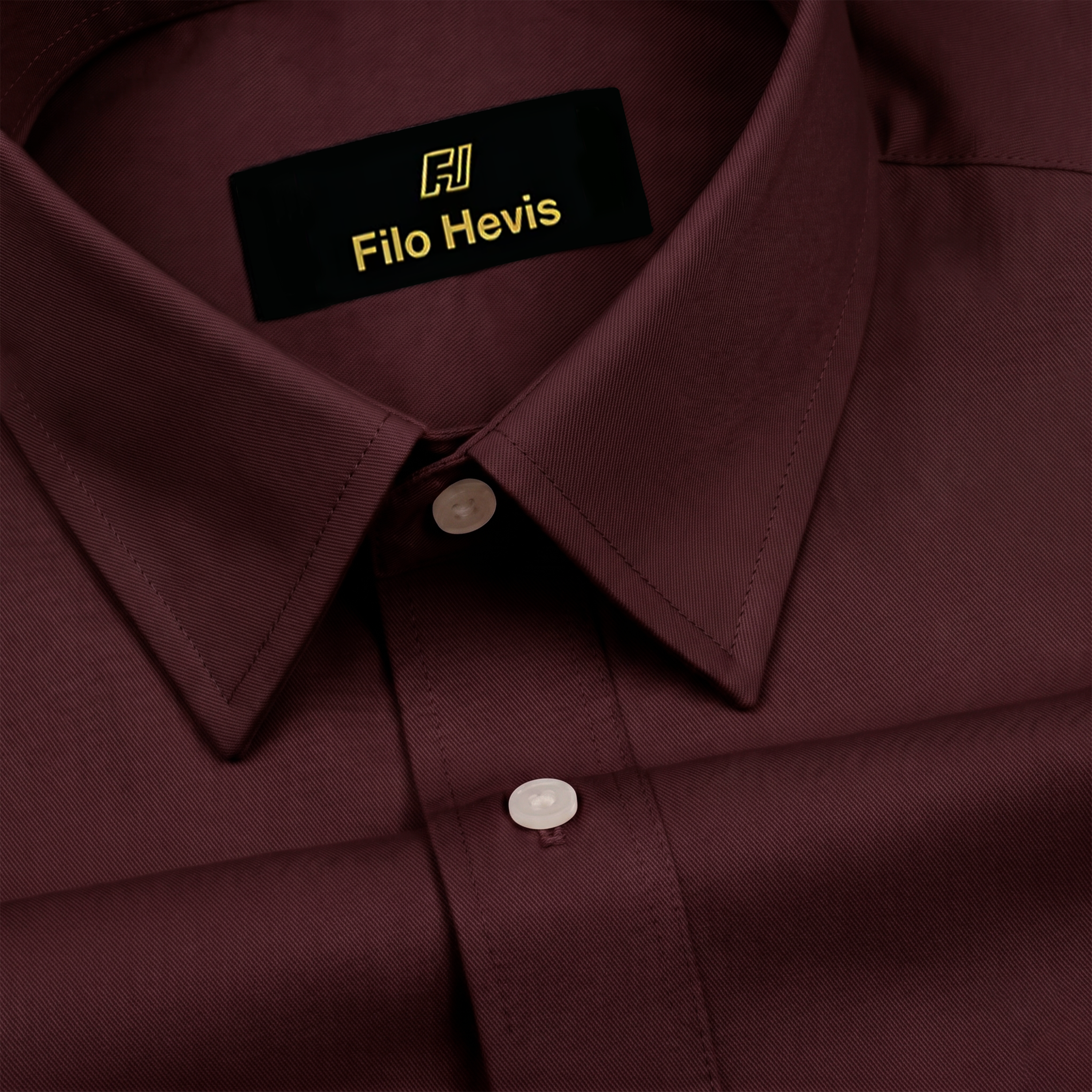 Men Mustang Lycra Soft Stretchable Shirt- Dark Maroon