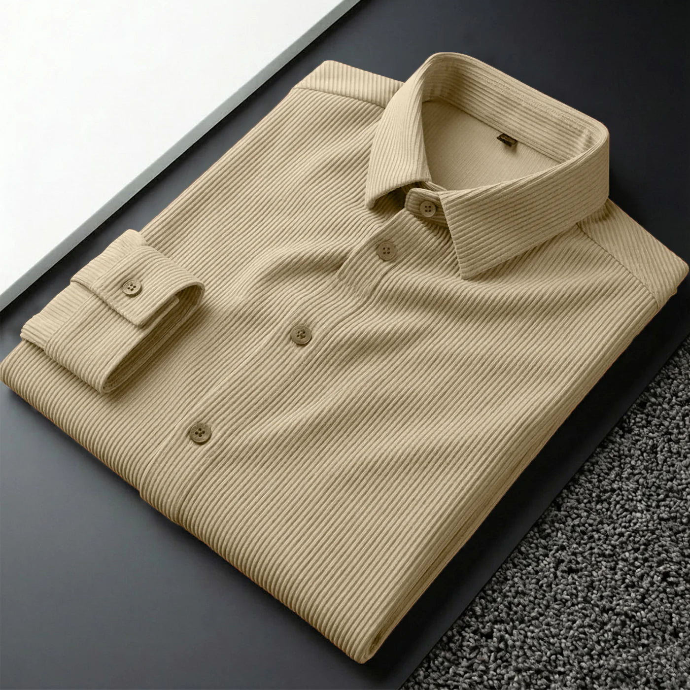 beige corduroy shirts