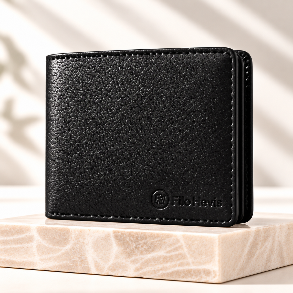 Black Wallet for Men | Stylish Bifold Wallet with Multiple Card Slots