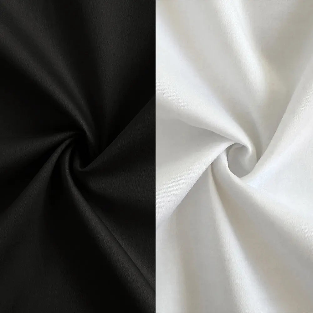Combo of 2 Premium Cotton Formal Shirts – Black & White | Single Pocket | Smart Fit My Store