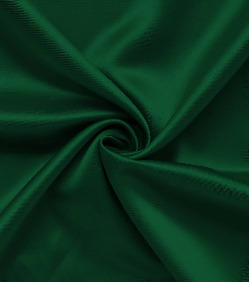 CVC Poly Satin formal Shirt For Men-Bottle-Green