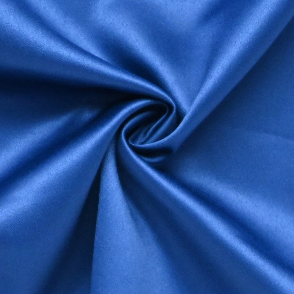 CVC Poly Satin formal Shirt For Men-Royal Blue