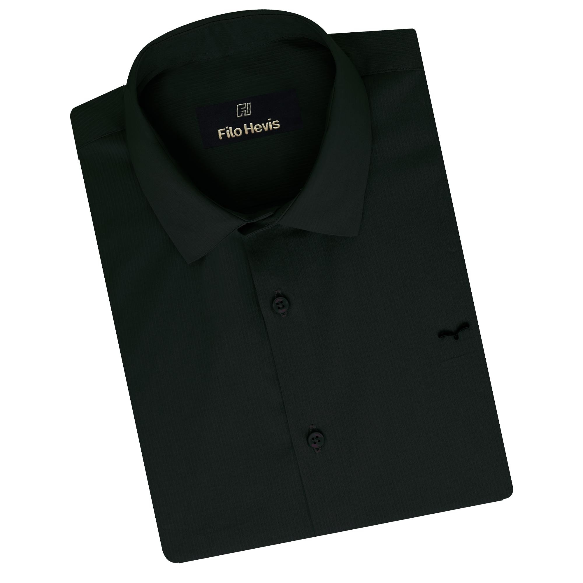 Premium SELF STRIPED SHIRTS FOR MEN - Textured Formal Shirts Collection | Professional Office Wear-DARK GREEN