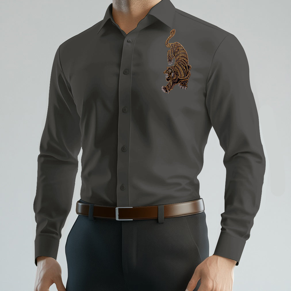 Men's ClubWear Premium Shirt - Darkest Grey