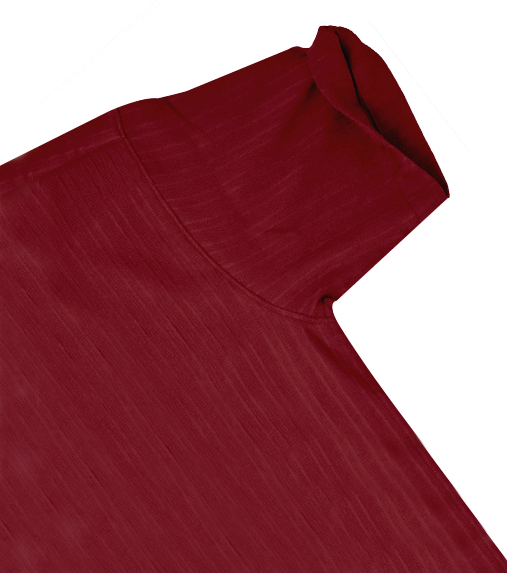 Men’s Textured Popcorn Half Sleeve Casual Shirt – Red My Store