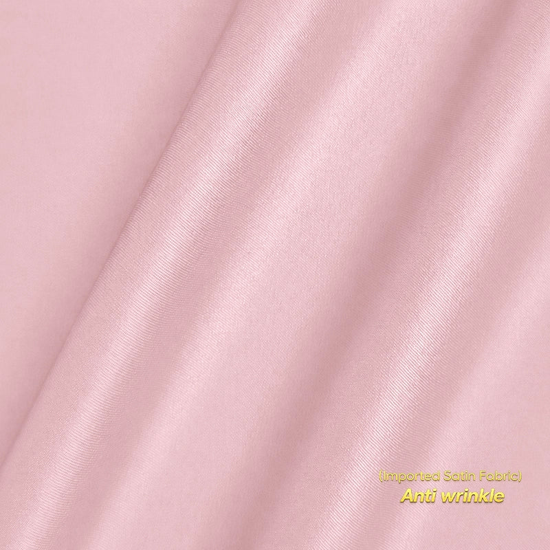 Anti Wrinkle Satin Lycra Formal Shirt (Imported Fabric)| Pink My Store
