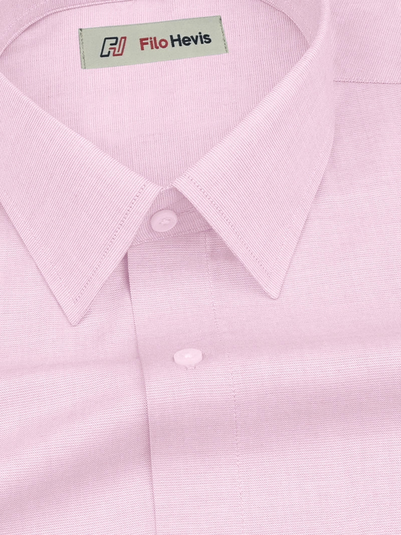 Filafil Fabric Formal Shirt for Men - Regular Fit | Light Pink