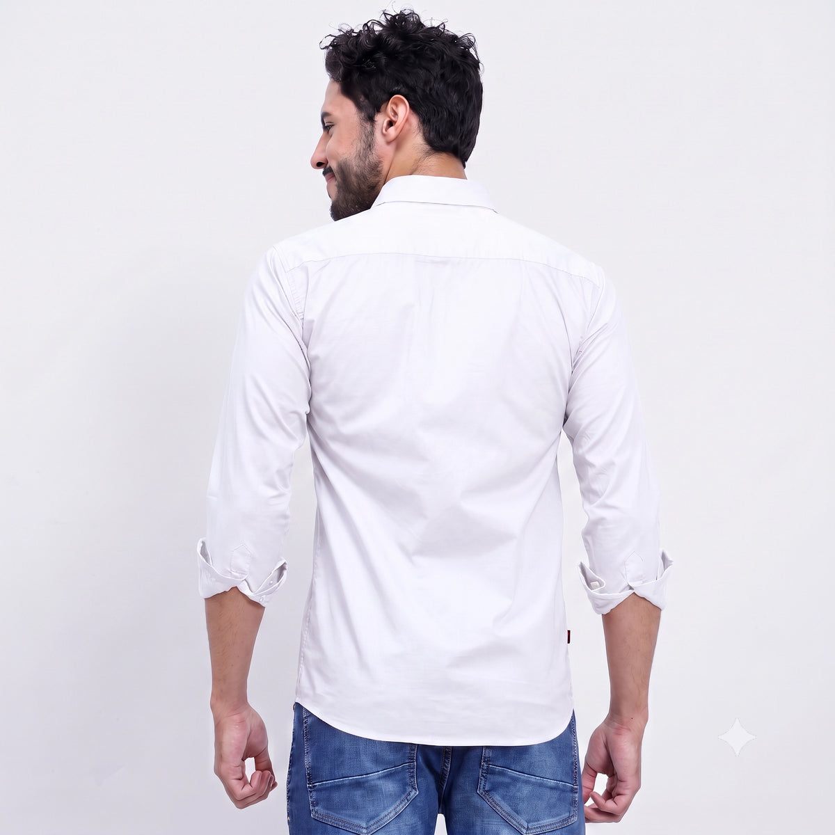 MENS FORMAL REGULAR FIT FULL SLEEVE SHIRT WHITE