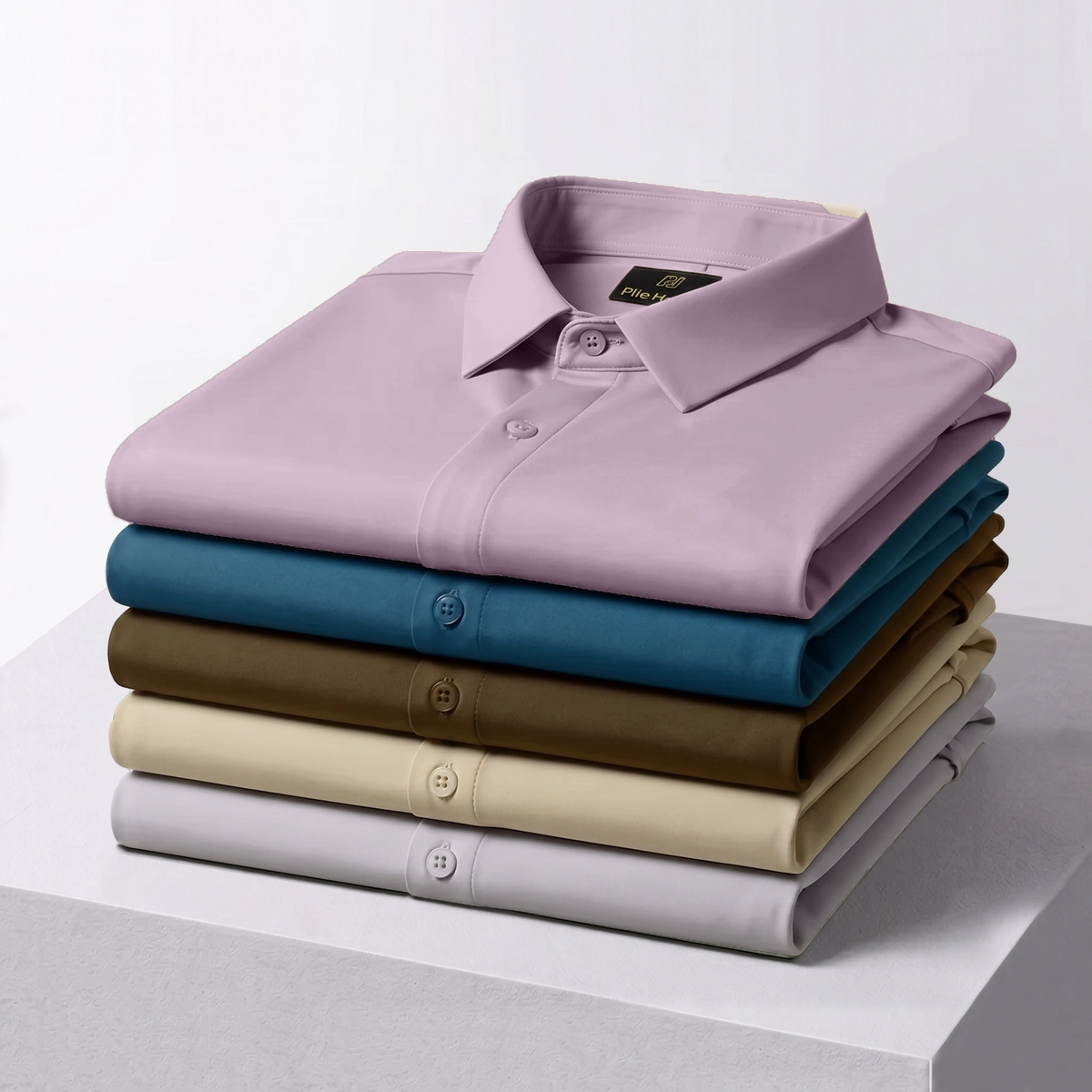 Japanese Lycra anti-wrinkle shirt | Party wear | Light Onion