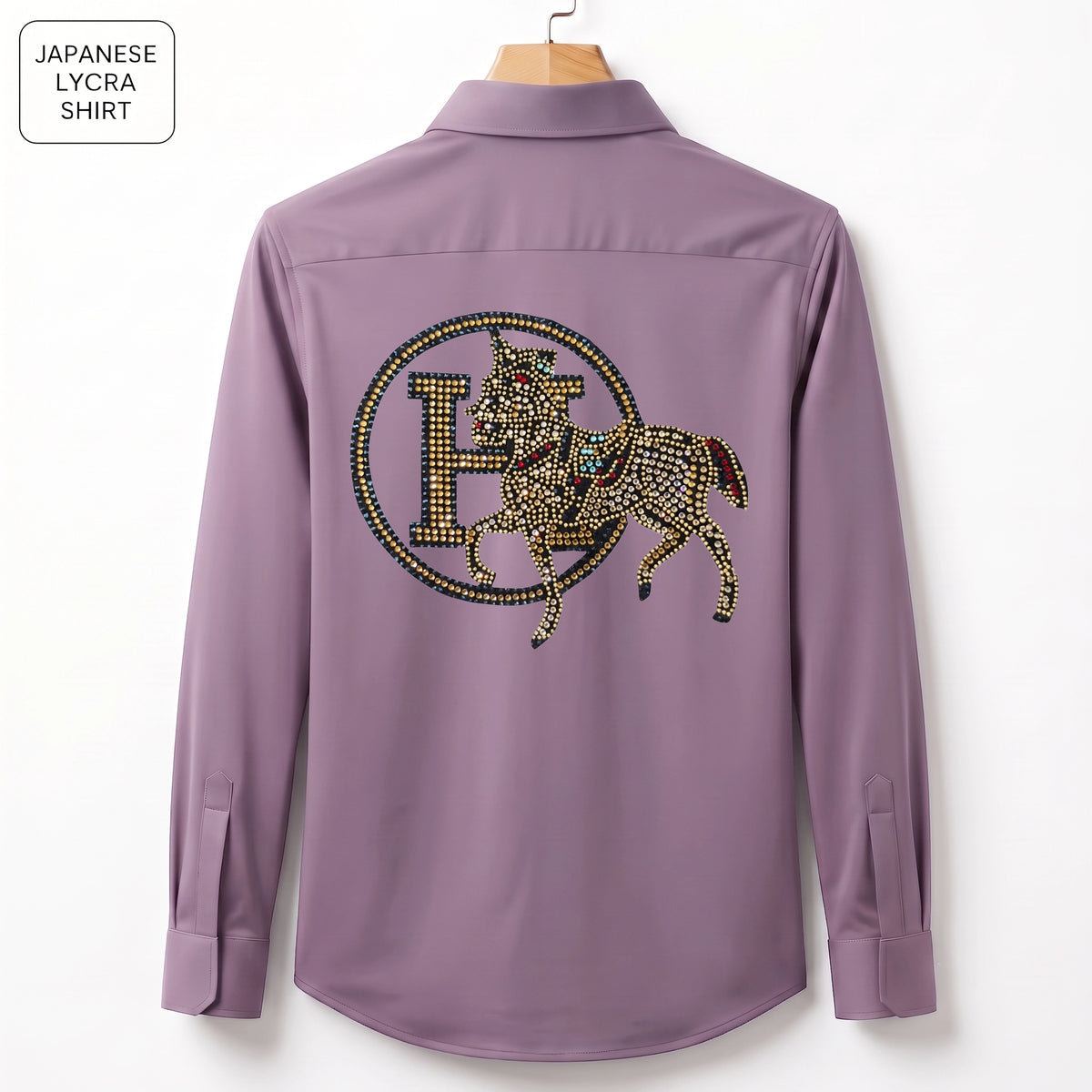 Front & Back Horse Embroidery Party Shirts | Club Wear | Onion
