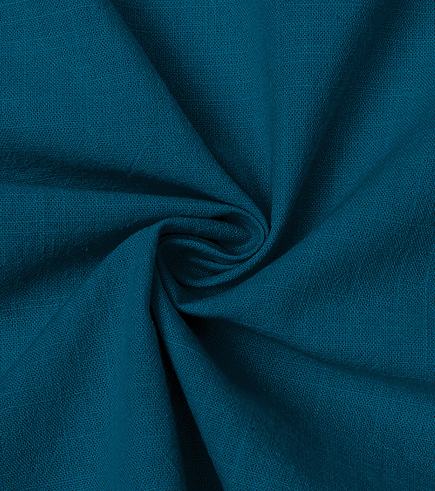 Cotton Chinese Collar Short Kurta for Men | Traditional Nehru Ethnic Shirts | Daily Wear-Teal Blue