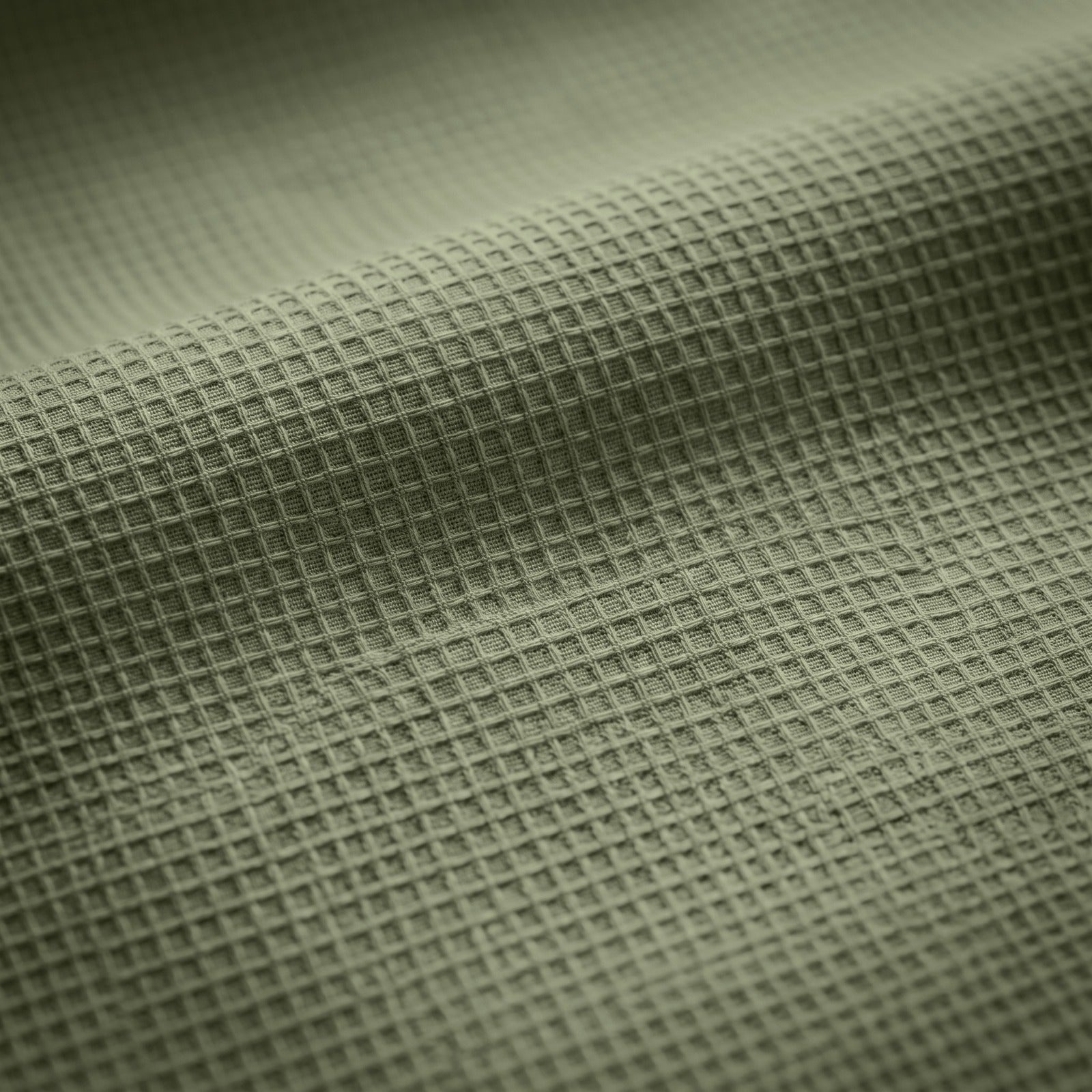 Men's Full Sleeve Self Textured Shirt | Olive-Green My Store