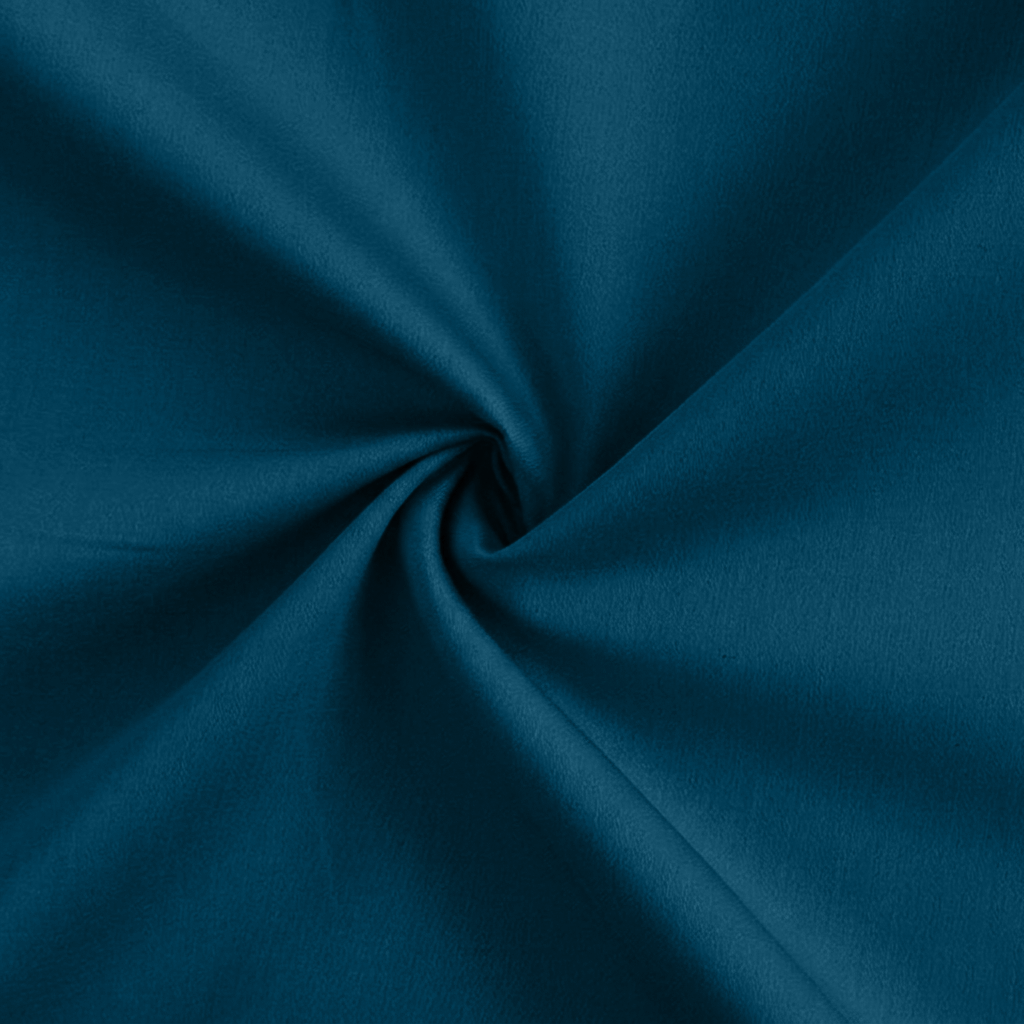 Platinum Cotton Satin Formal Shirt for Men - with Pocket | Teal Blue