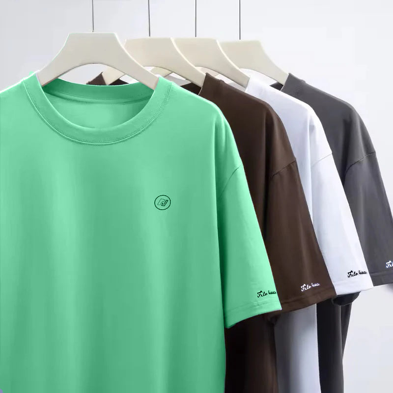 Men's Cotton Round Neck t-shirt Green