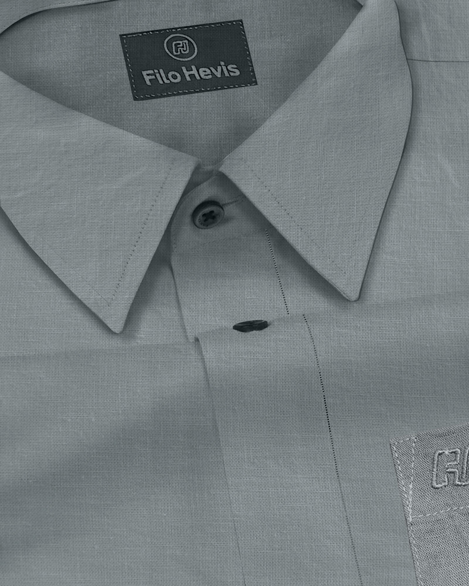 FINE LINEN SHIRTS FOR MEN (Full Sleeves)-Grey