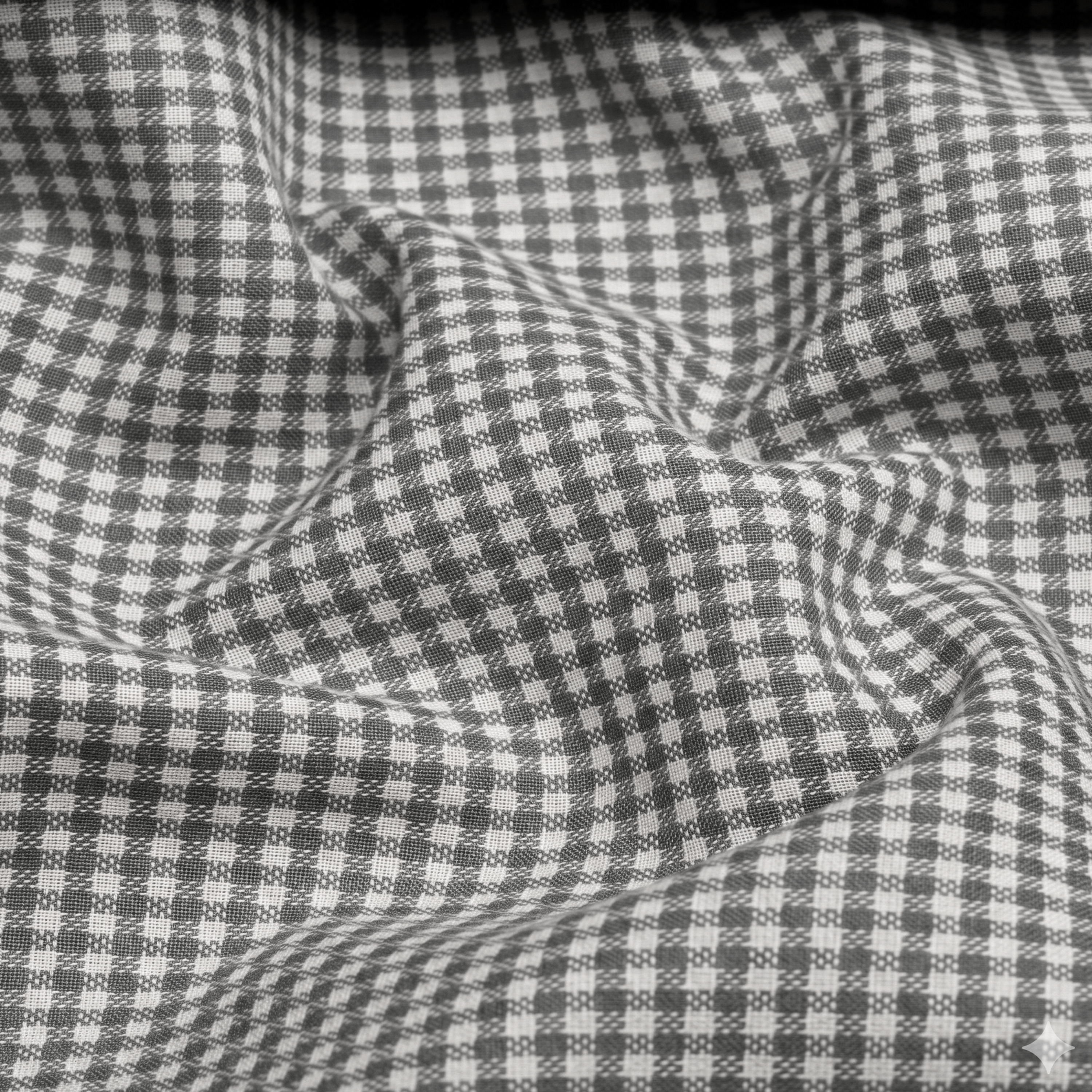Men's Cotton Check Shirt-Grey, Regular Fit, All-Day Comfort